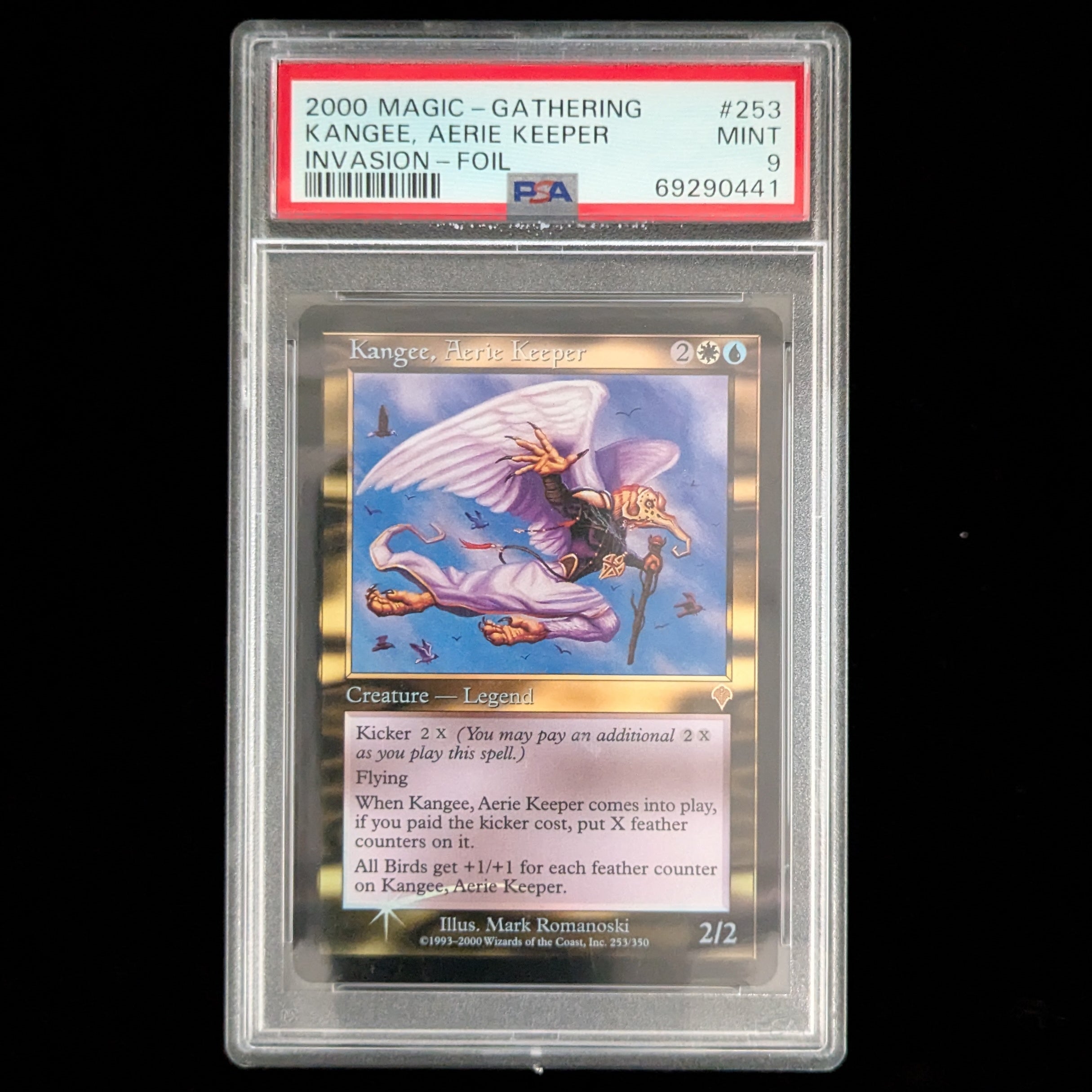[Foil] Kangee, Aerie Keeper - Invasion - English - PSA 9