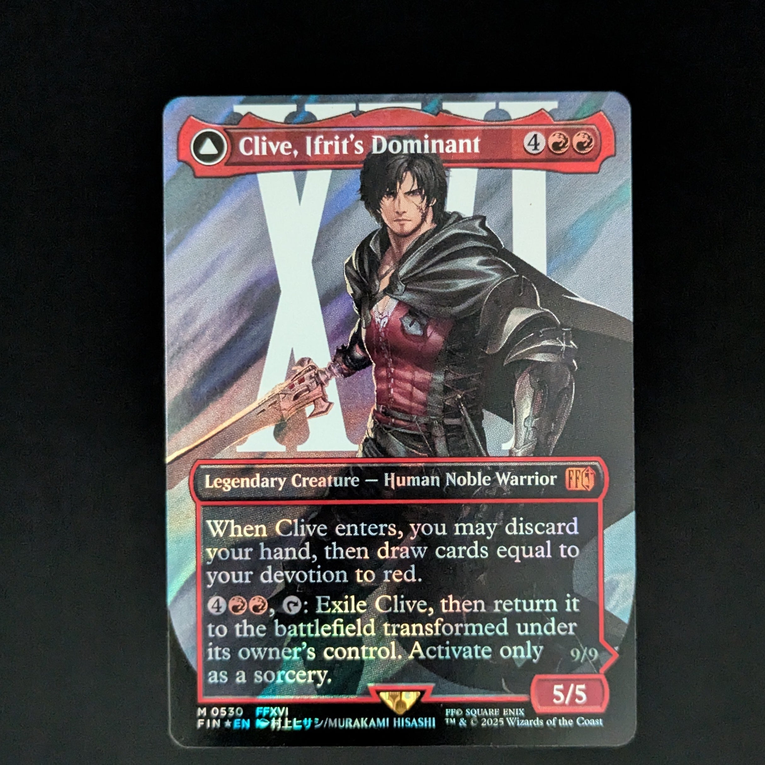 MTG Singles - [FOIL] Clive, Ifrit's Dominant (Borderless) (Surge Foil) (0530) - FINAL FANTASY: Extras - English - NM - 