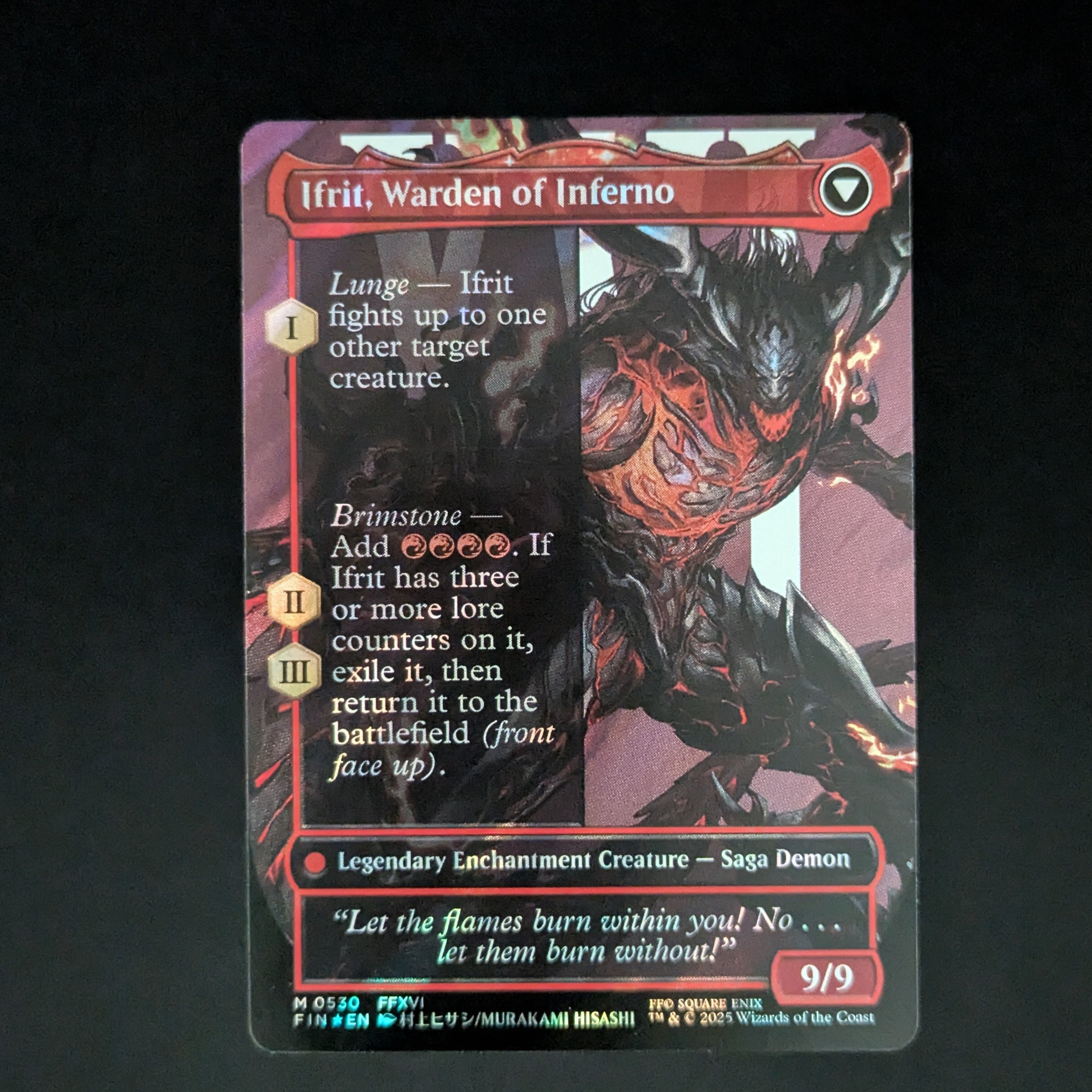 MTG Singles - [FOIL] Clive, Ifrit's Dominant (Borderless) (Surge Foil) (0530) - FINAL FANTASY: Extras - English - NM - 