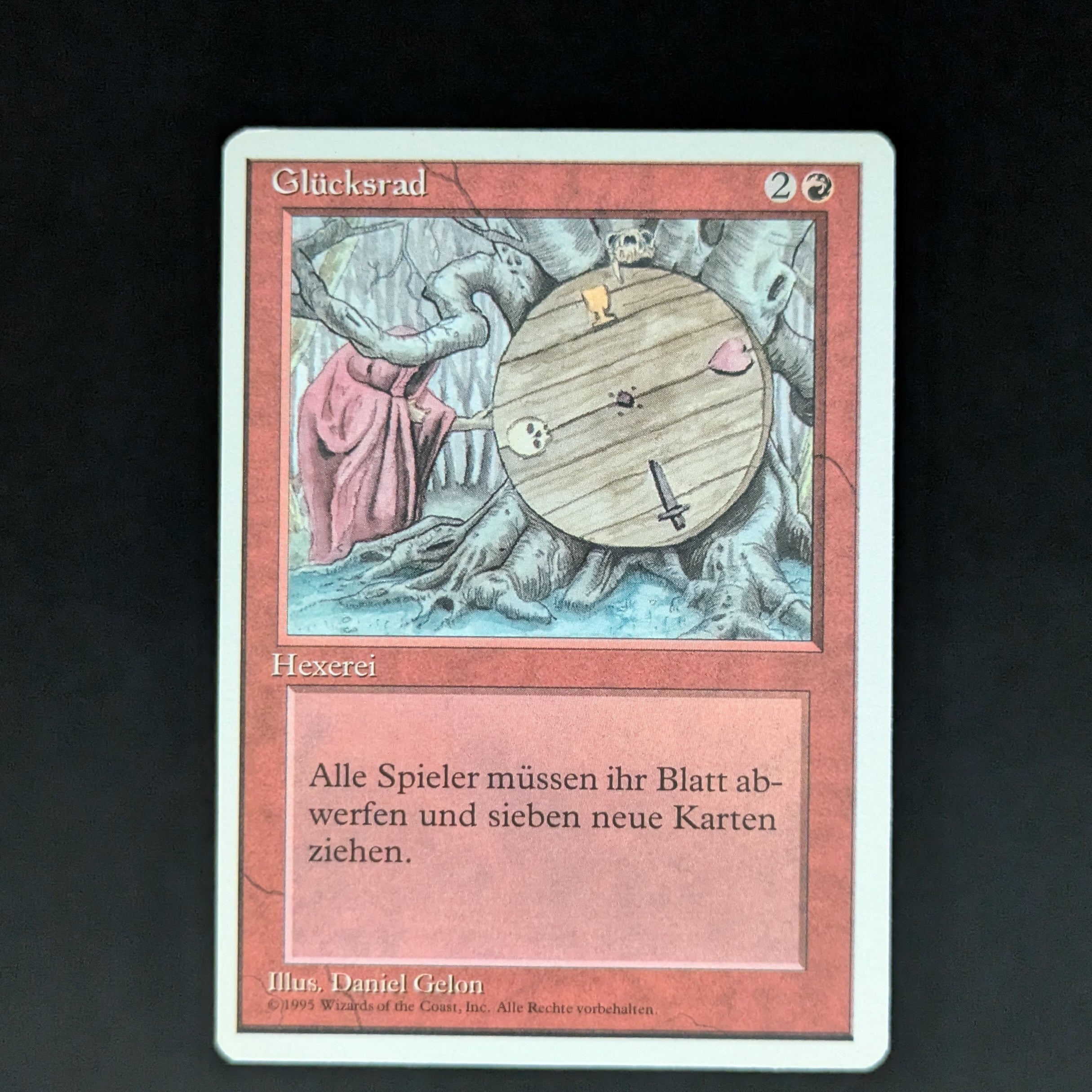 MTG Singles - Wheel of Fortune - Foreign White Bordered - German - EX - 35726