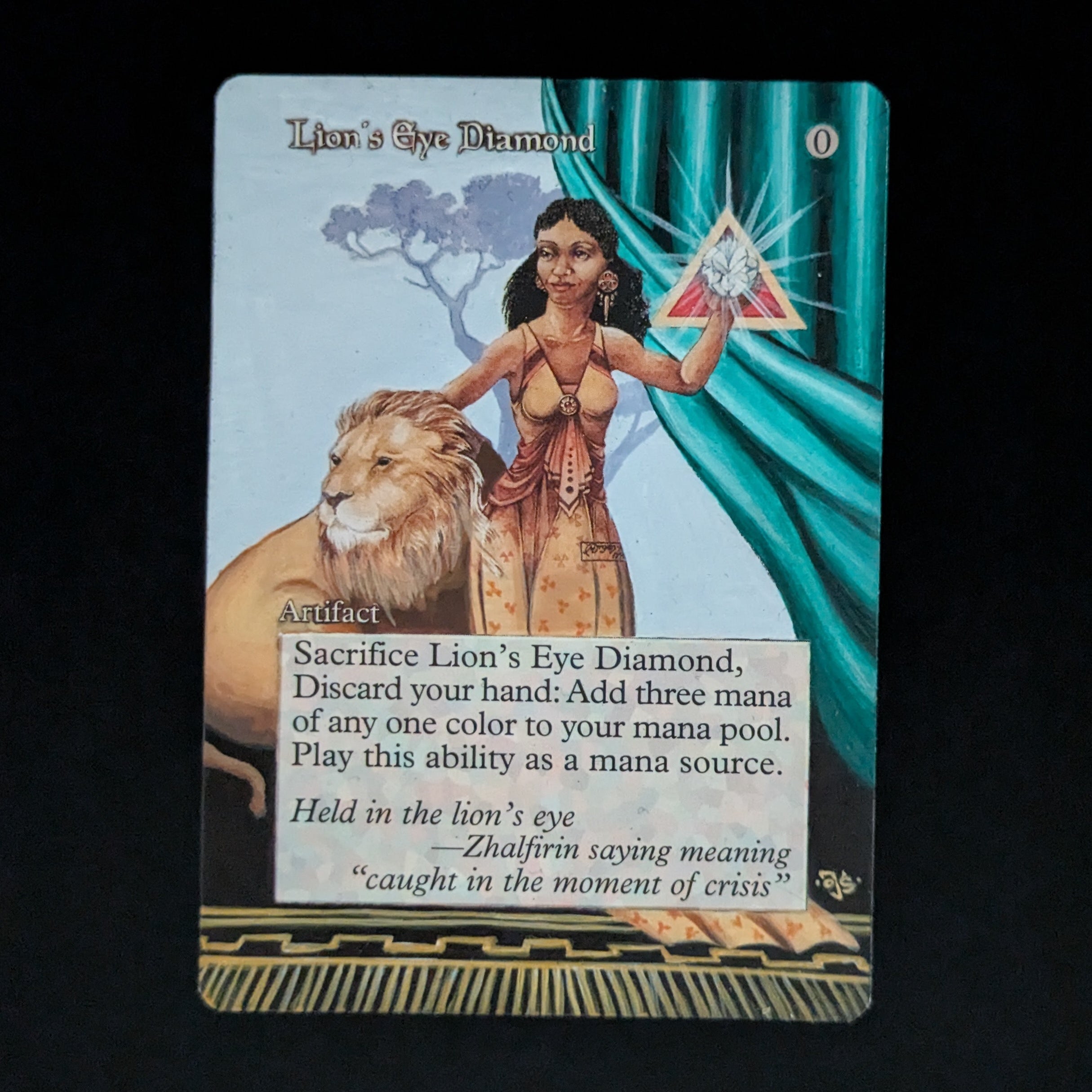 MTG Singles - Lion's Eye Diamond - Mirage - English - PL - ALTERED - 35774