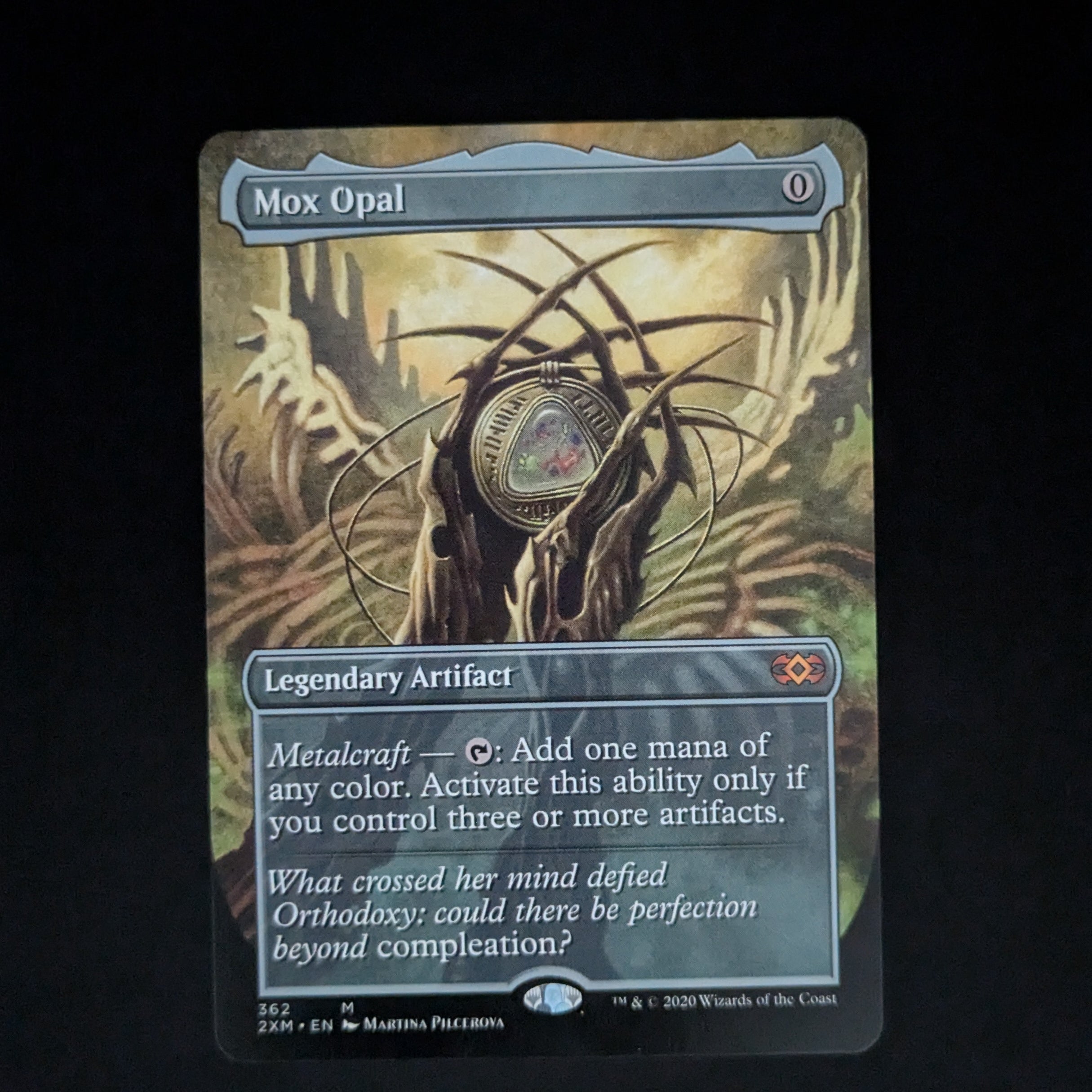Mox Opal (Borderless) - Double Masters: Extras - English - NM