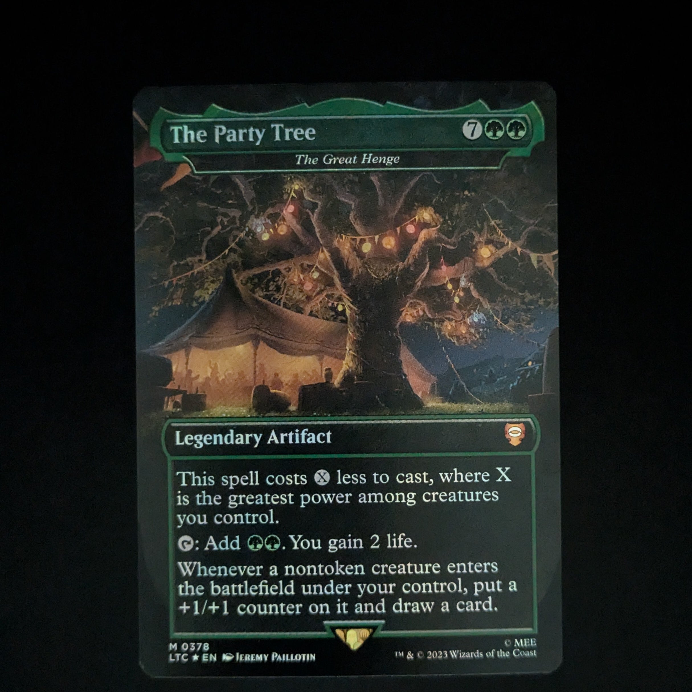 [FOIL] The Party Tree - The Great Henge (Surge Foil) - Commander: The Lord of the Rings: Tales of Middle-earth: Extras - English - NM