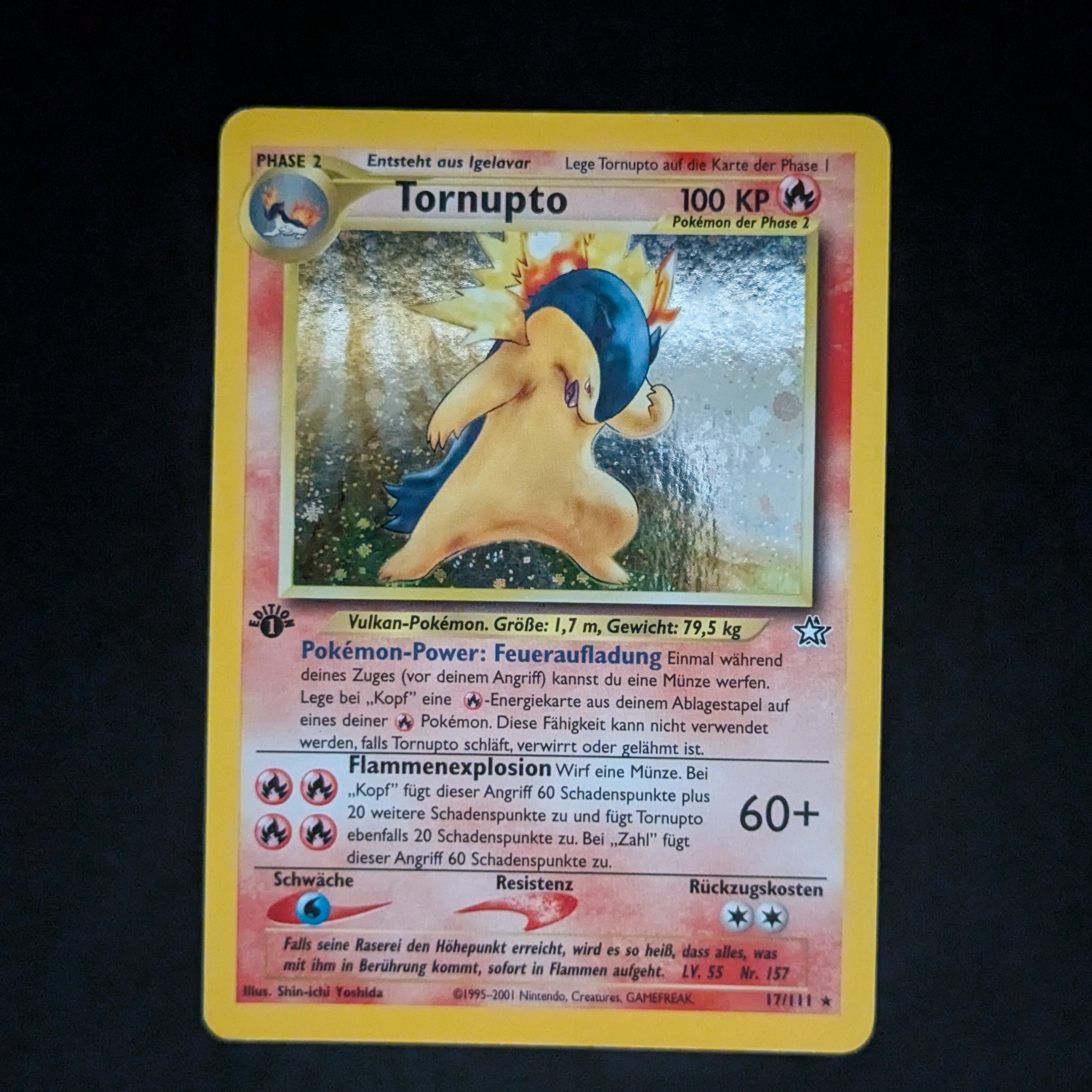 Typhlosion (NG 17) - Neo Genesis - German - PL - 1ST EDITION