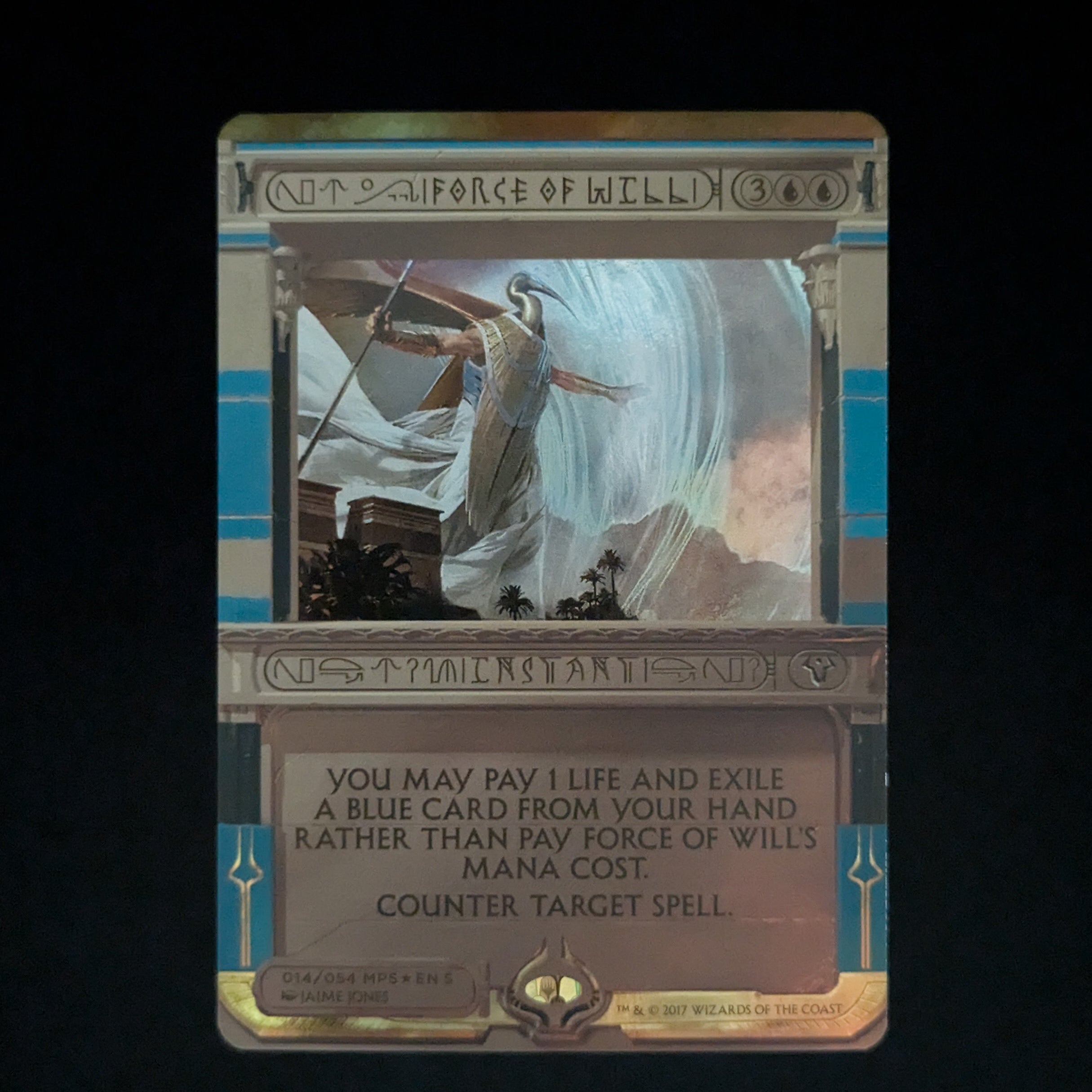 [FOIL] Force of Will - Amonkhet Invocations - English - NM