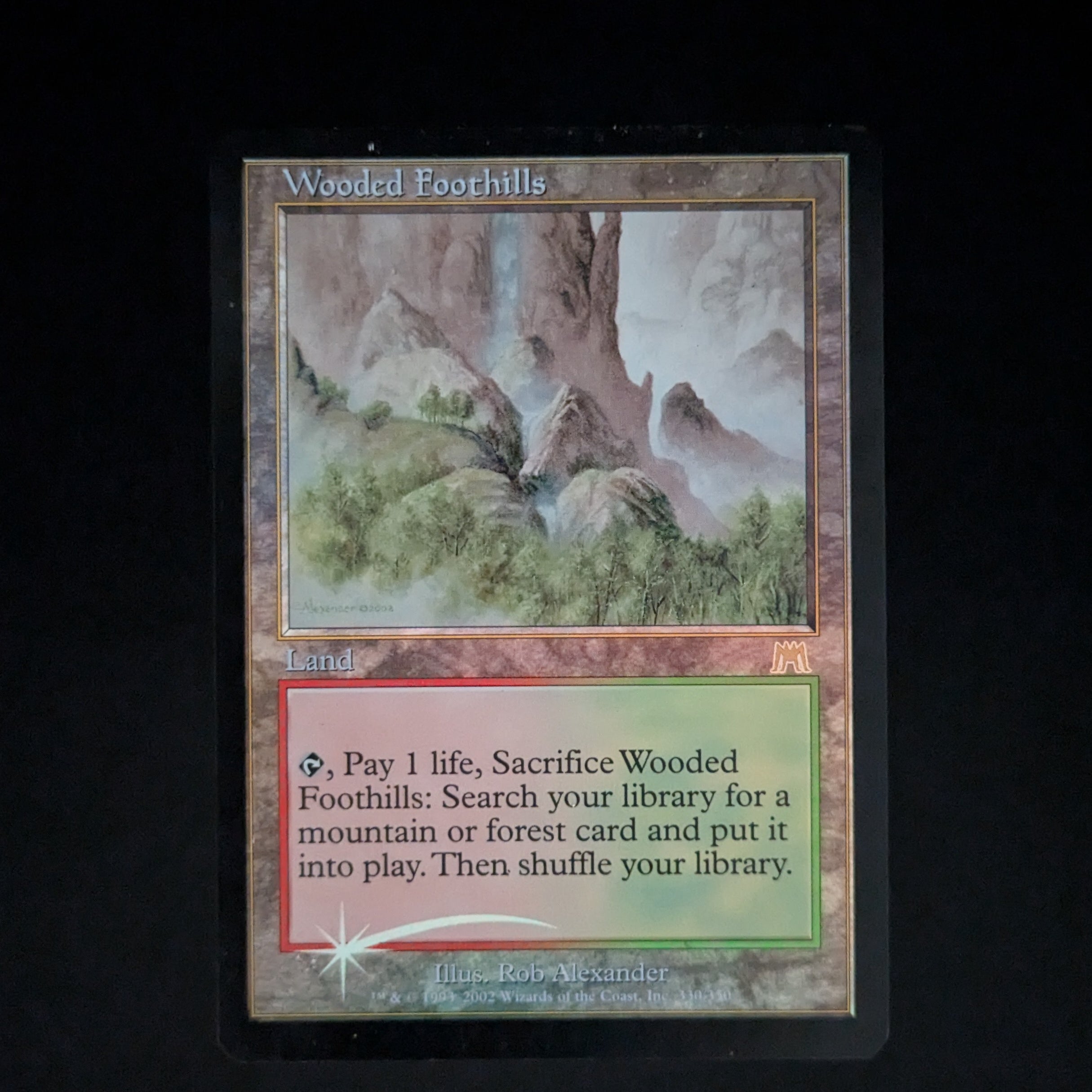 [FOIL] Wooded Foothills - Onslaught - English - LP