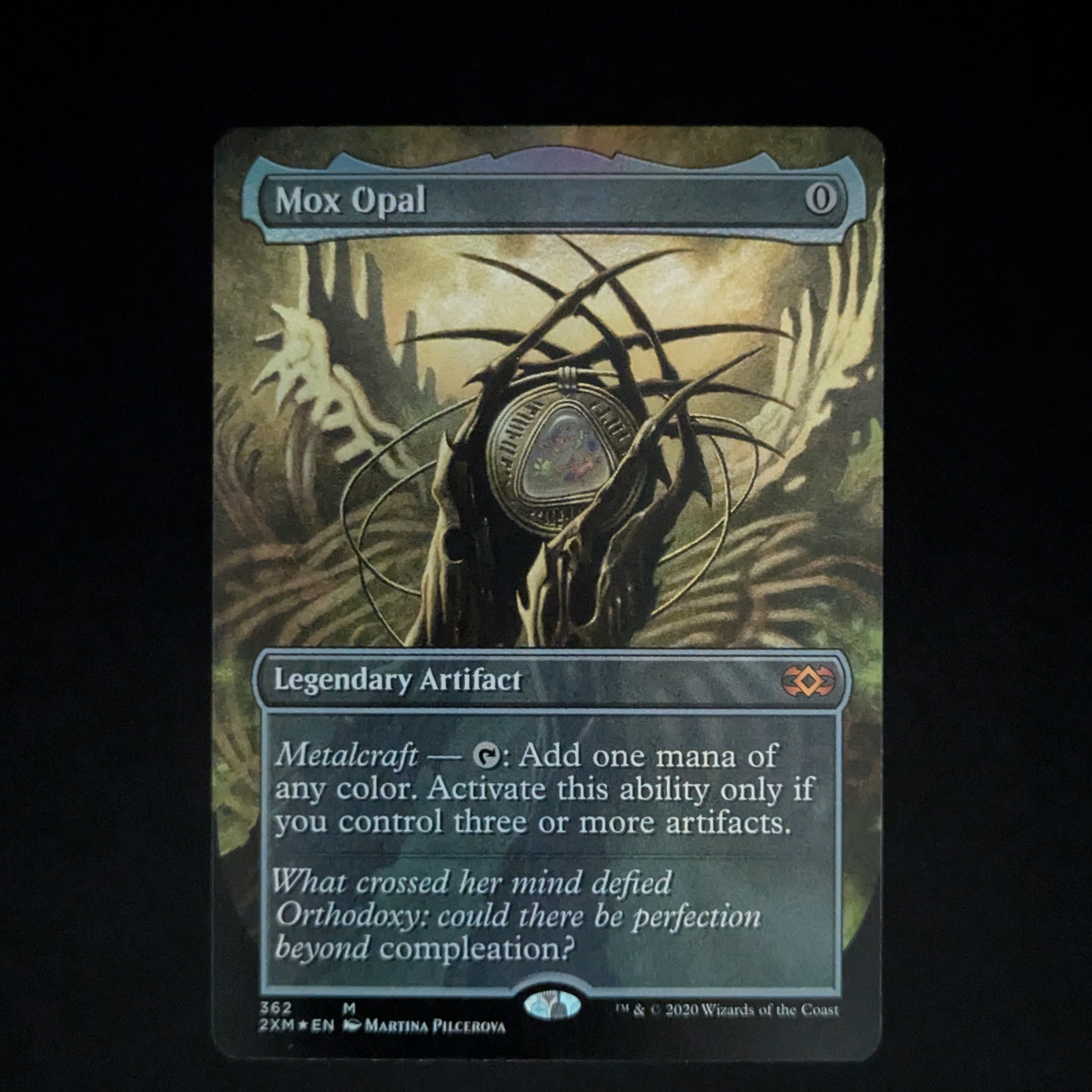 [FOIL] Mox Opal (Borderless) - Double Masters: Extras - English - NM