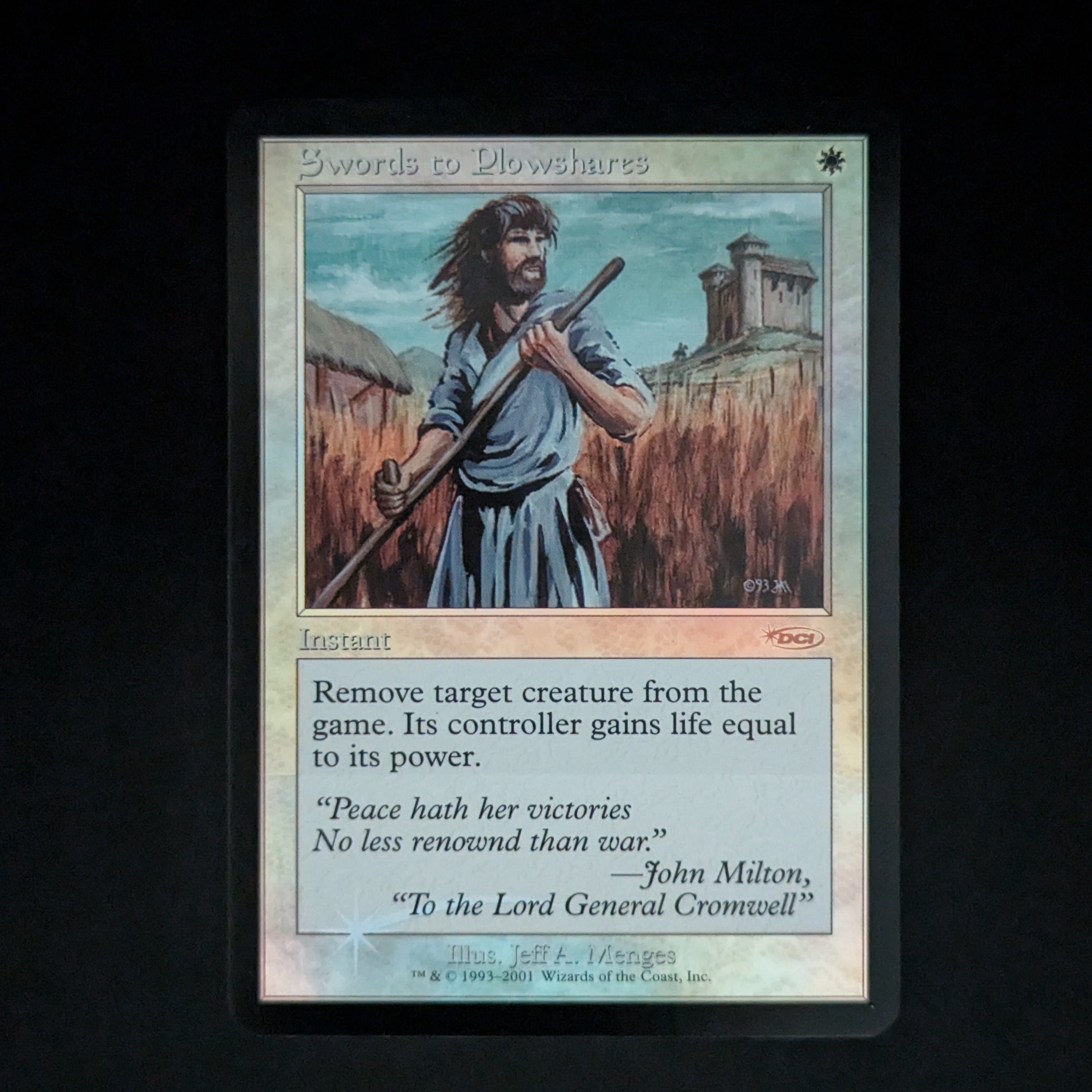 [FOIL] Swords to Plowshares - Friday Night Magic Promos - English - EX