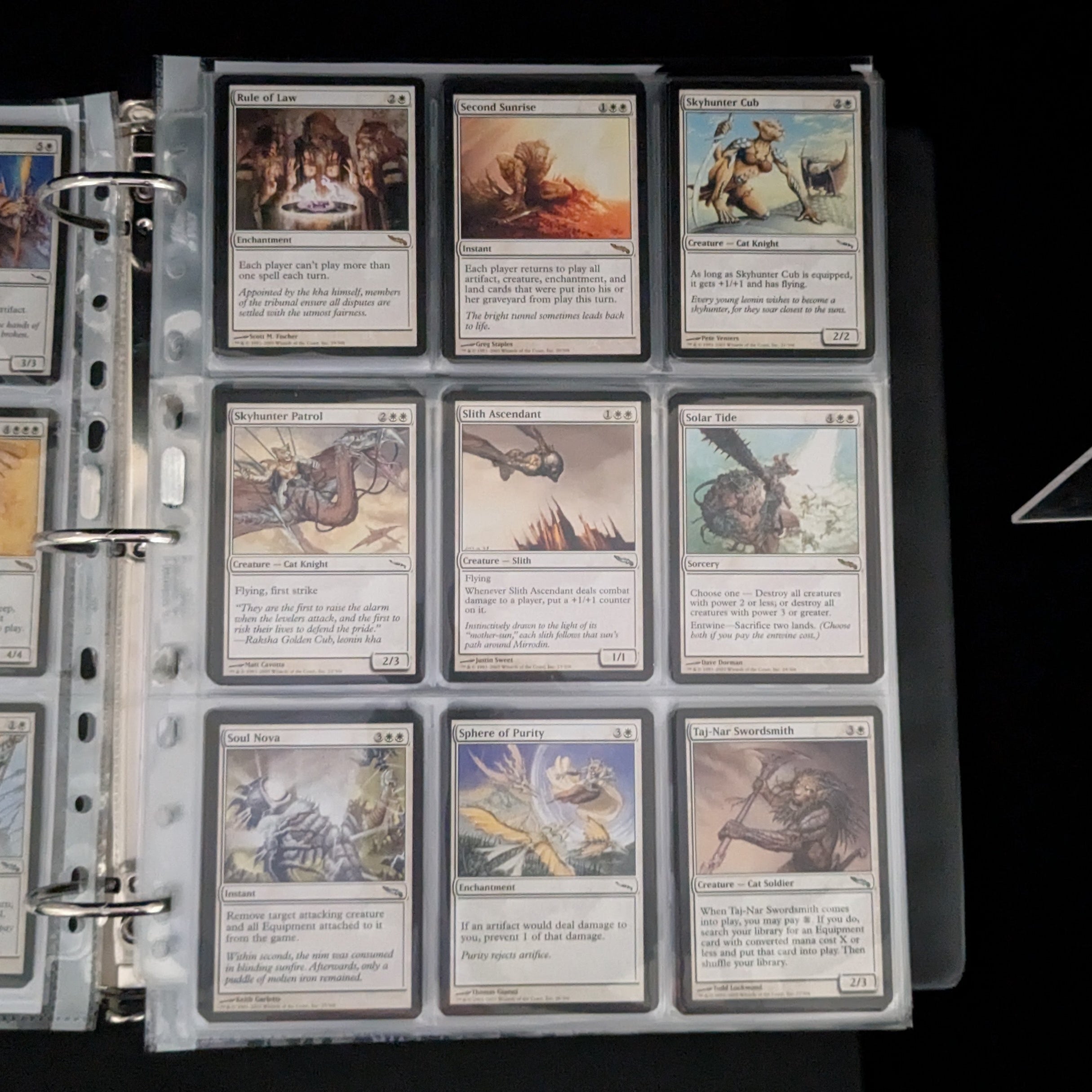Mirrodin Full Set - Mirrodin - English - NM - 9 Pocket Pages
