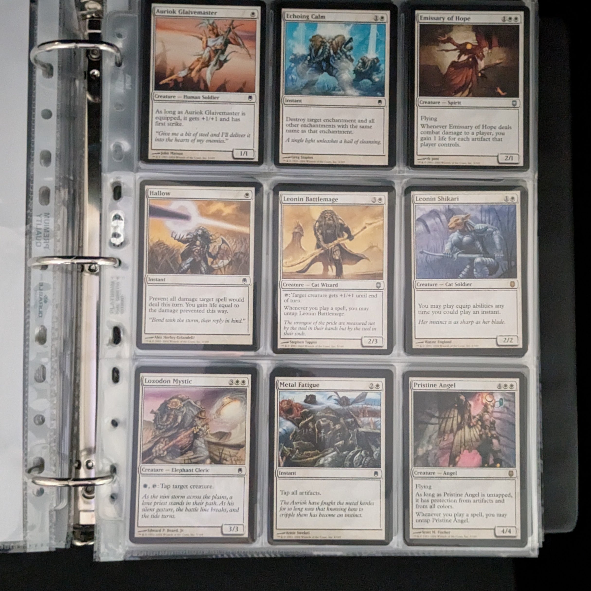 Darksteel Full Set - Darksteel - English - NM-EX - 9 Pocket Pages