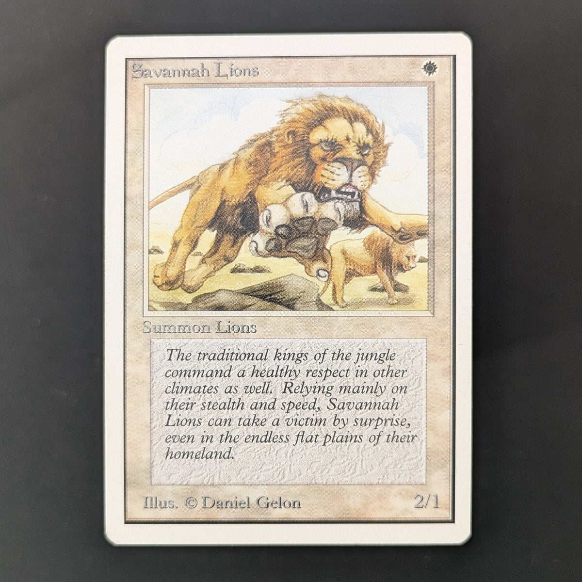 MTG Singles - Savannah Lions - Unlimited - LP - 35911