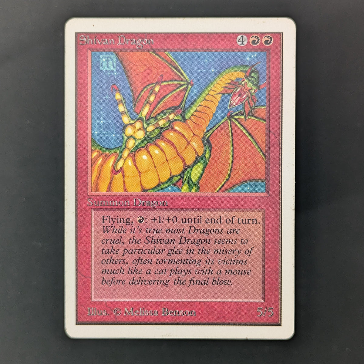 MTG Singles - Shivan Dragon - Unlimited - LP - 35921