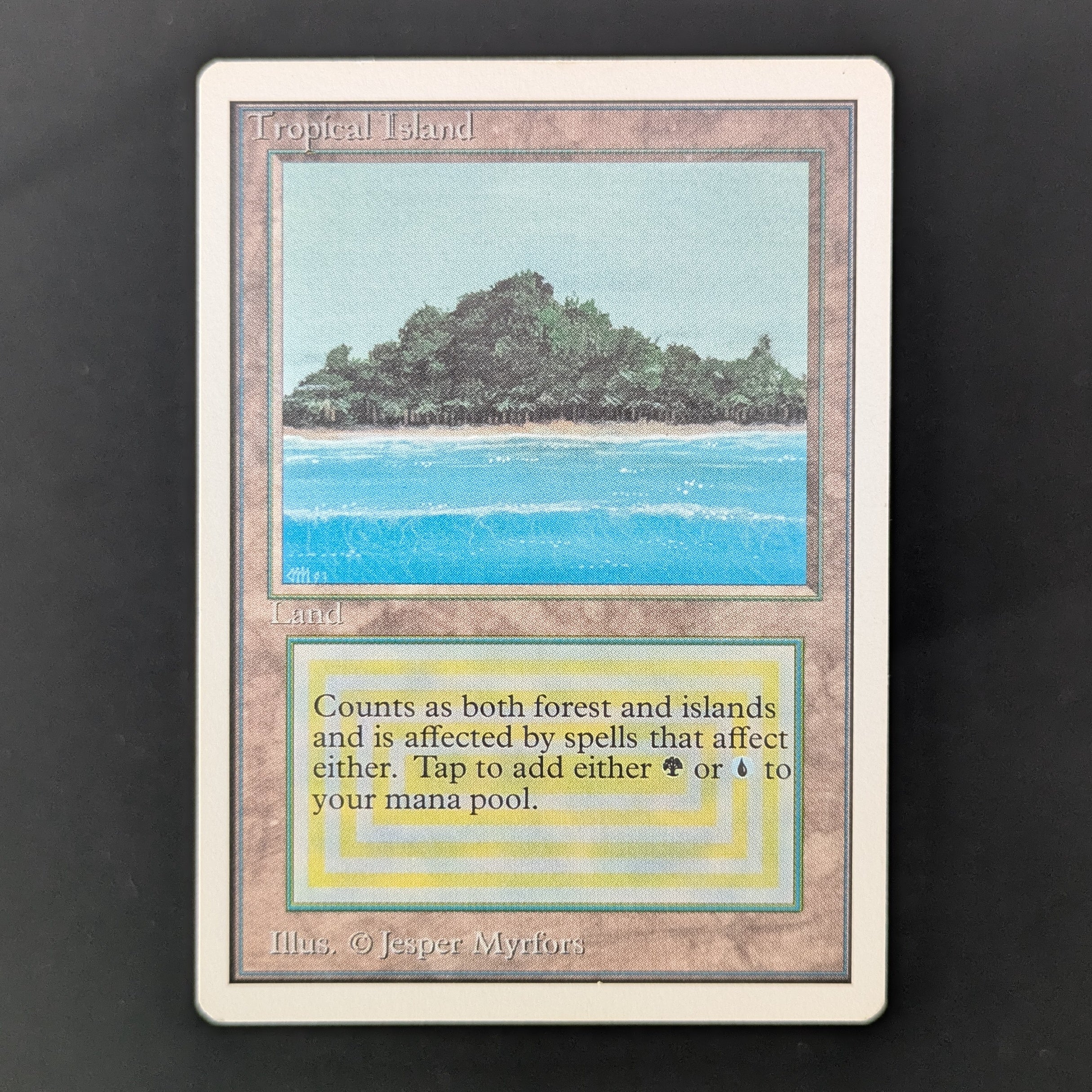 MTG Singles - Tropical Island - Unlimited - LP - 35962