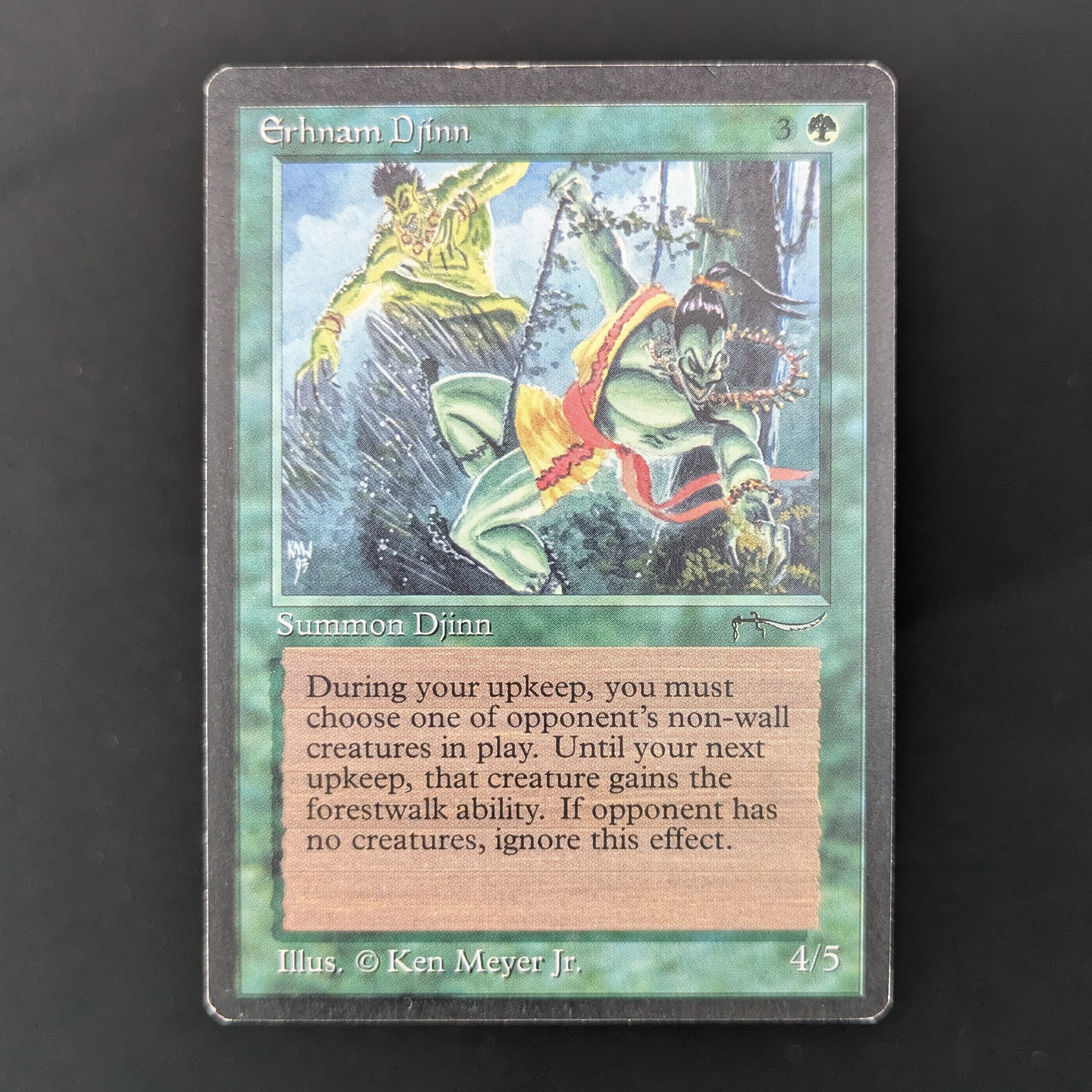 MTG Singles - Erhnam Djinn - Arabian Nights - GD - 36006