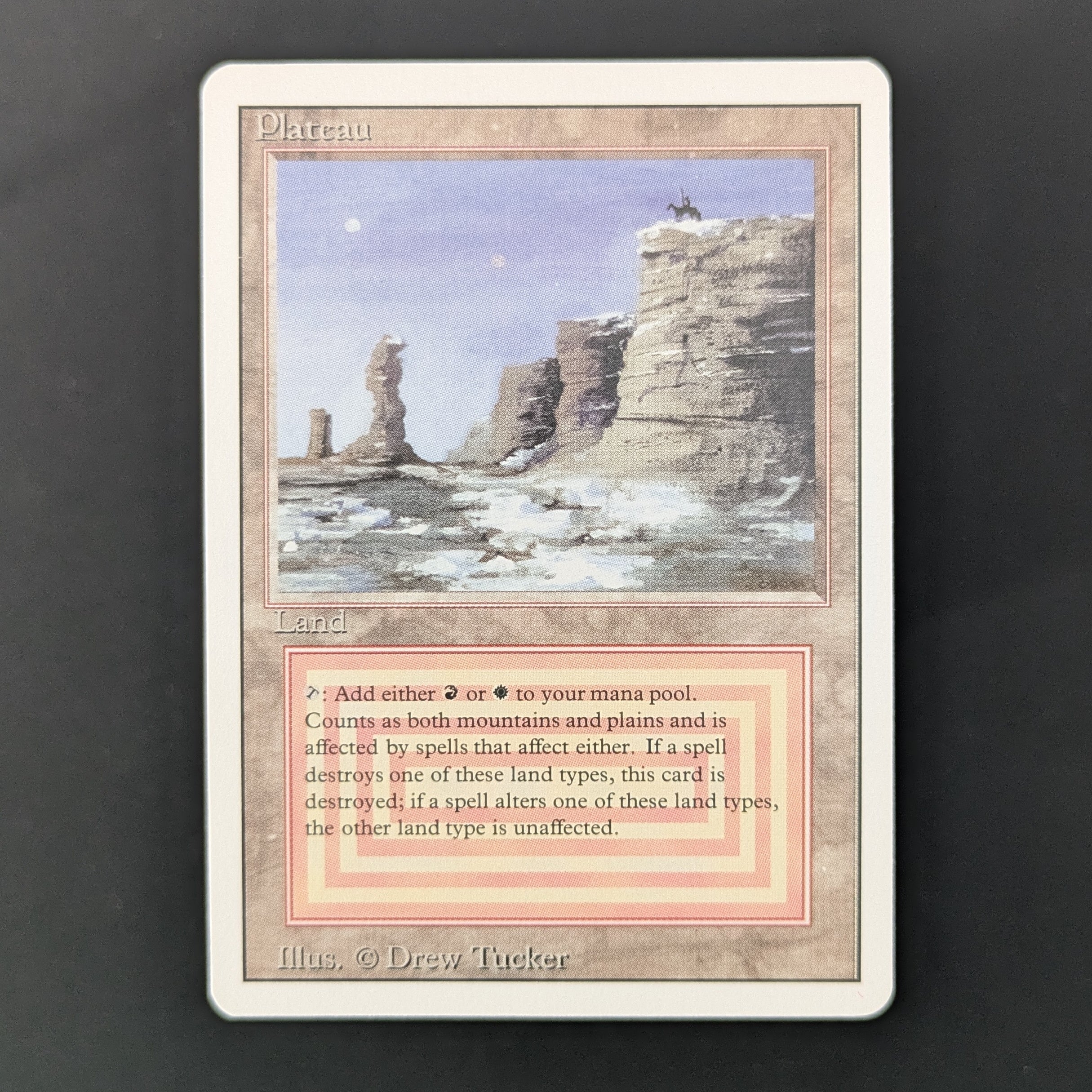 Plateau revised 3ed 英語 EN デュアルランド MTG Plateau - Revised