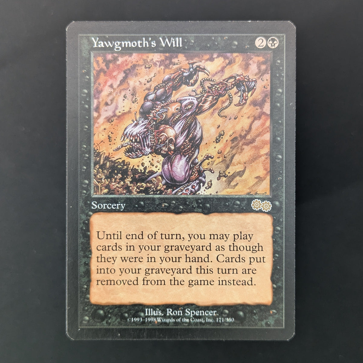 MTG Singles - Yawgmoth's Will - Urza's Saga - English - EX - 36044