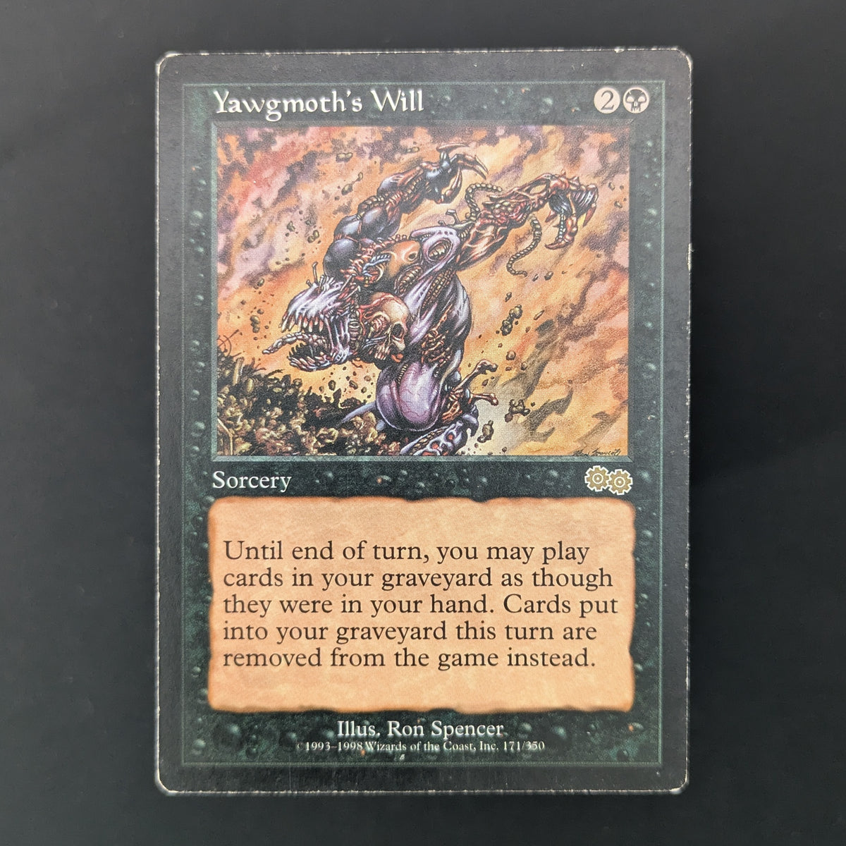 MTG Singles - Yawgmoth's Will - Urza's Saga - English - LP - 36046