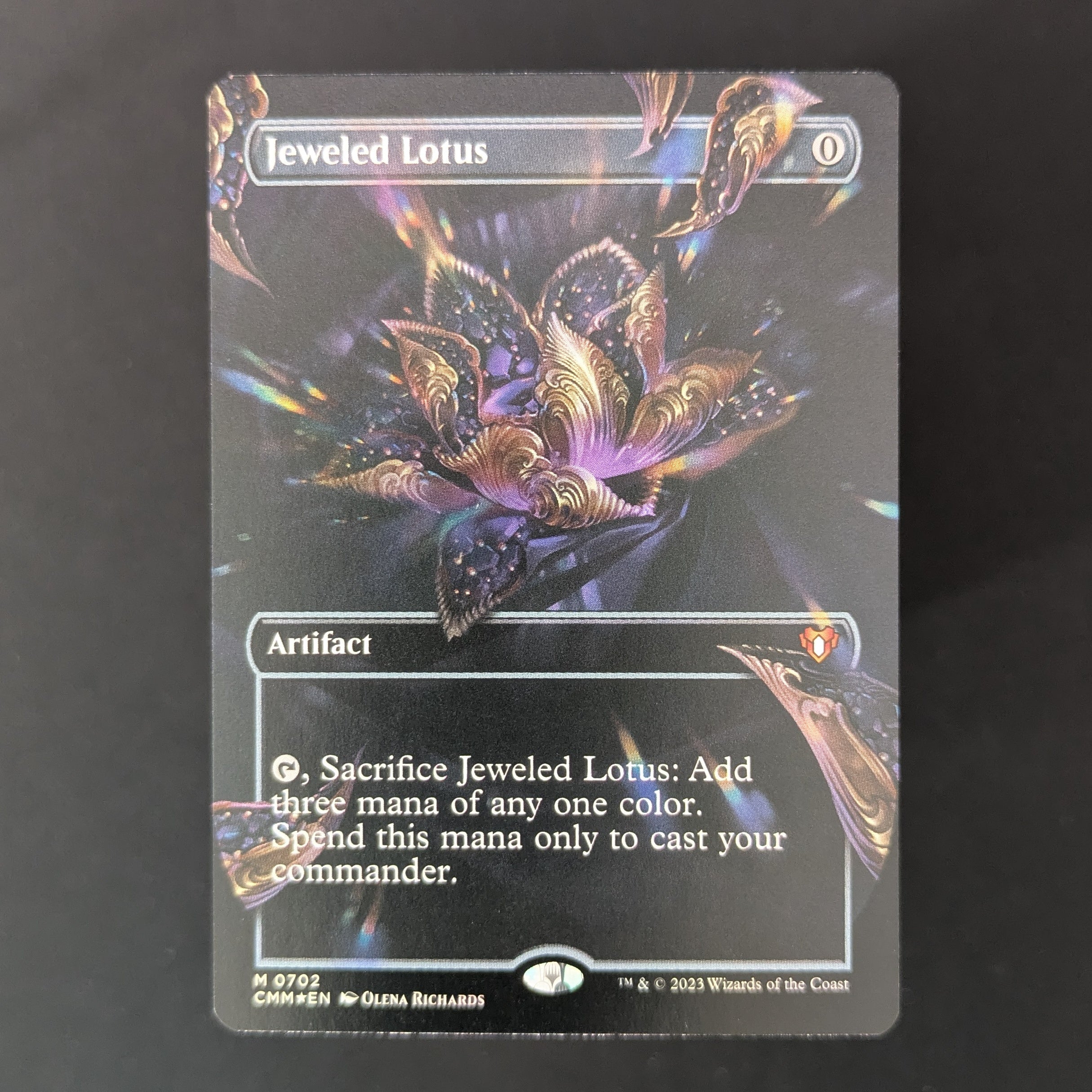 MTG Singles - [FOIL] Jeweled Lotus (Borderless) - Commander Masters: Extras - English - NM - 