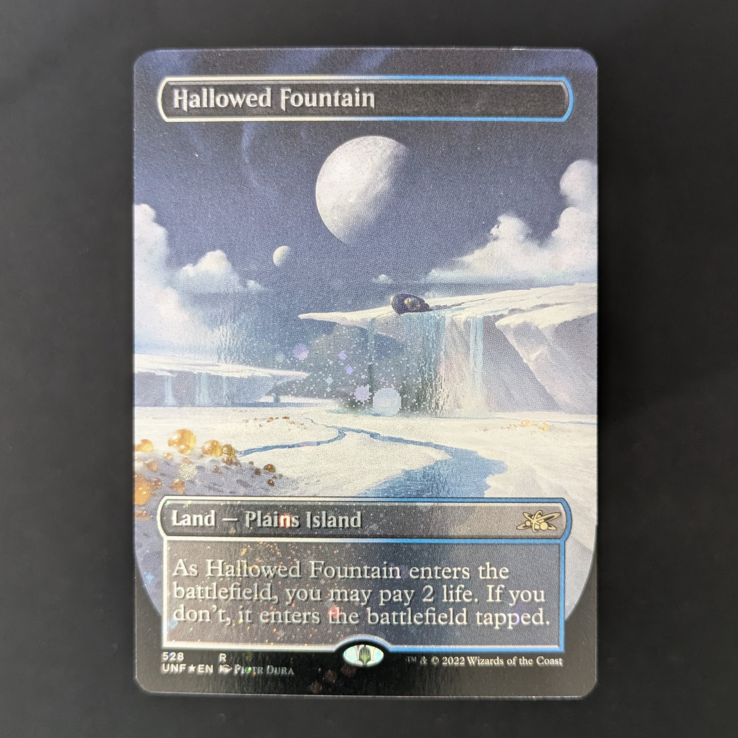 MTG Singles - [FOIL] Hallowed Fountain (Borderless) (Galaxy Foil) - Unfinity: Extras - English - NM - 