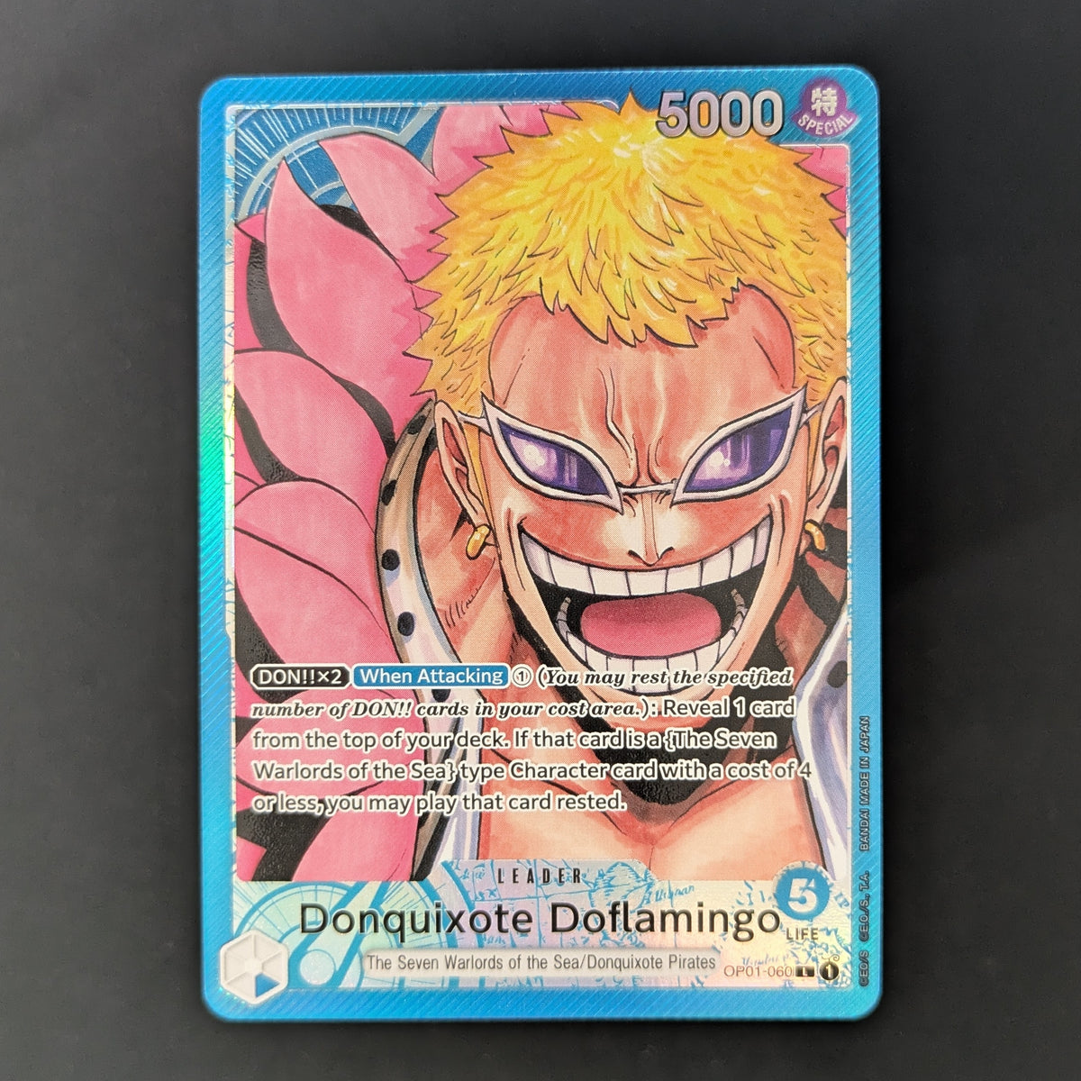 OPCG Singles - Donquixote Doflamingo (OP01-060) (V.2) - Romance Dawn - English - NM - 