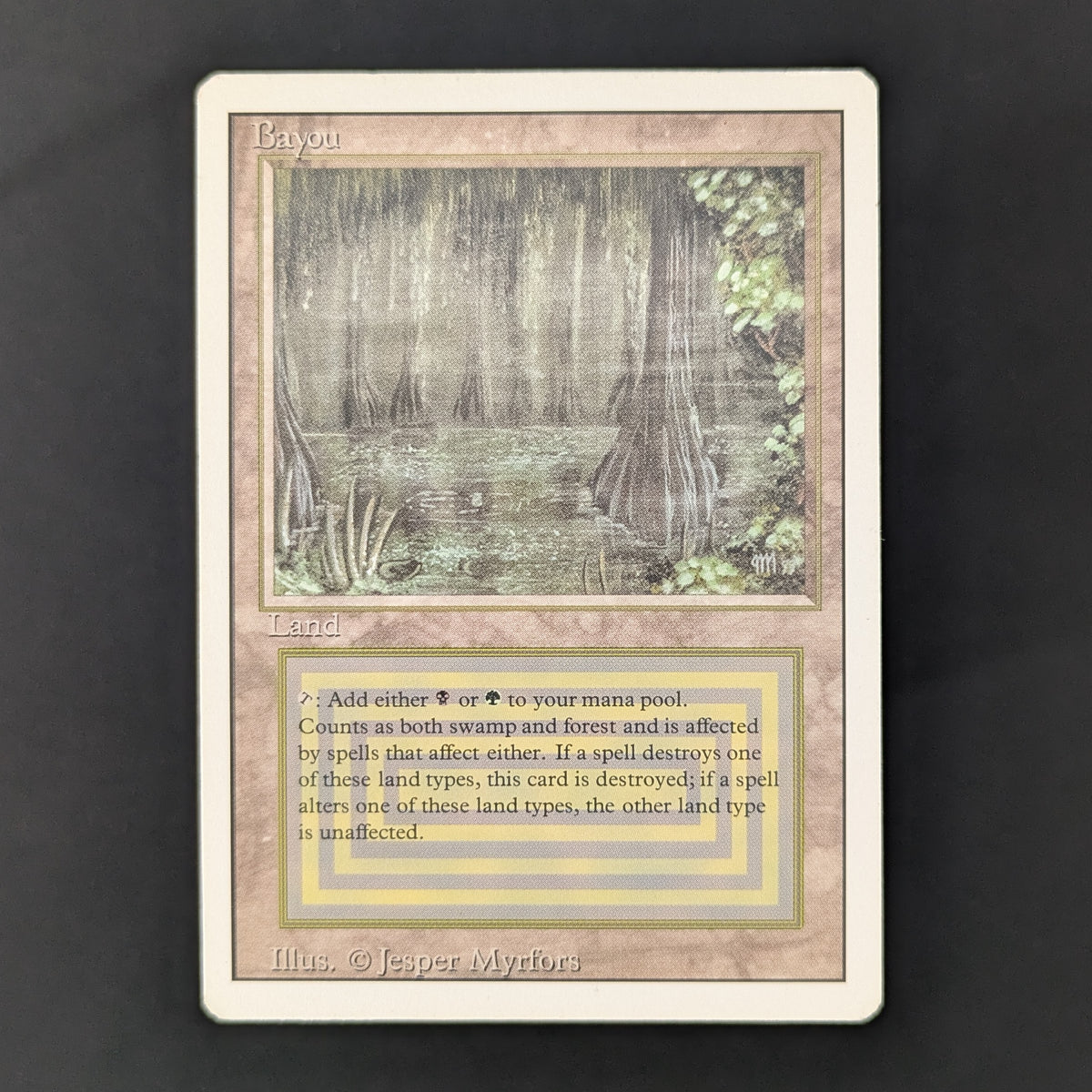 MTG Singles - Bayou - Revised - LP - 36200