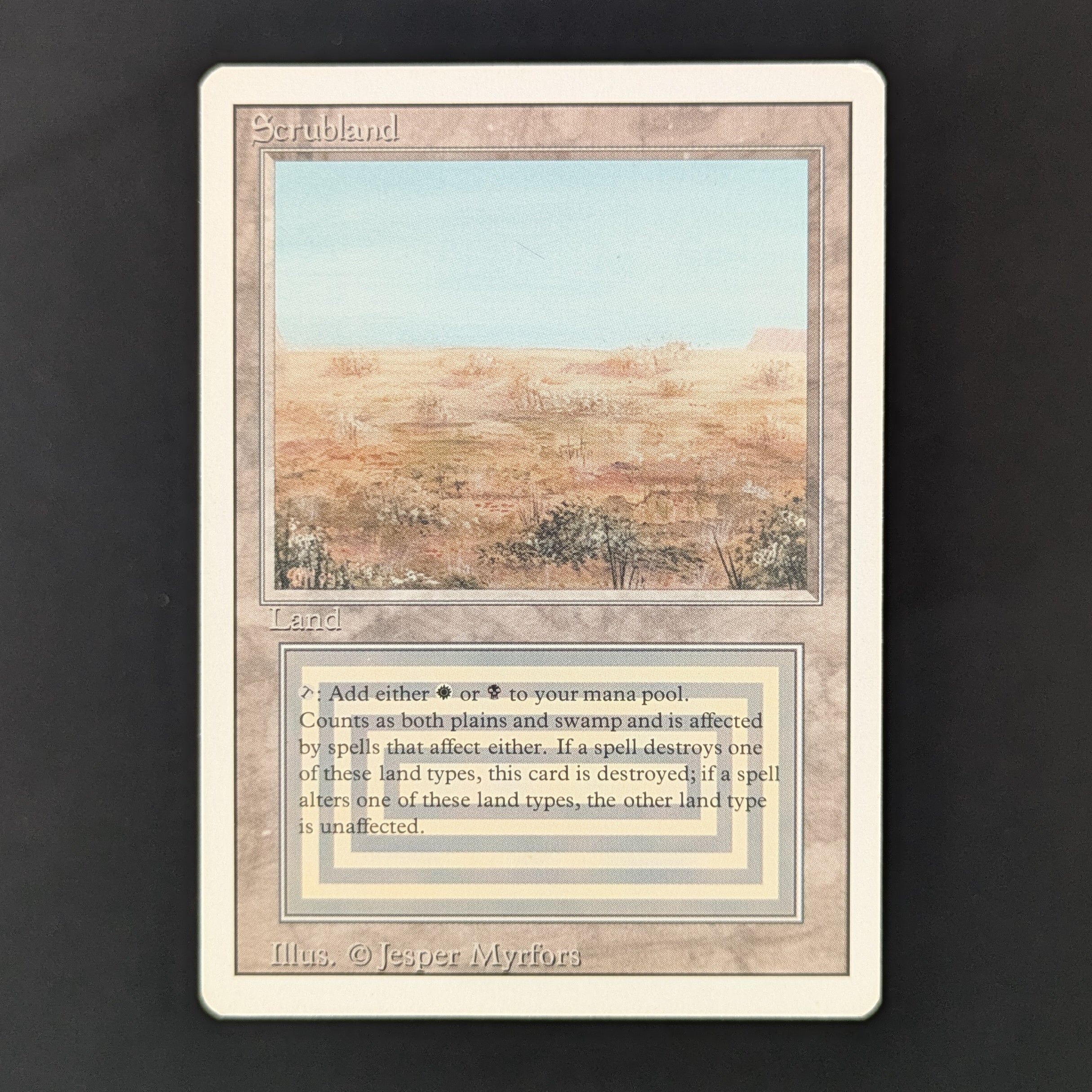 MTG Scrubland 英語 Mp程度 Scrubland - Revised