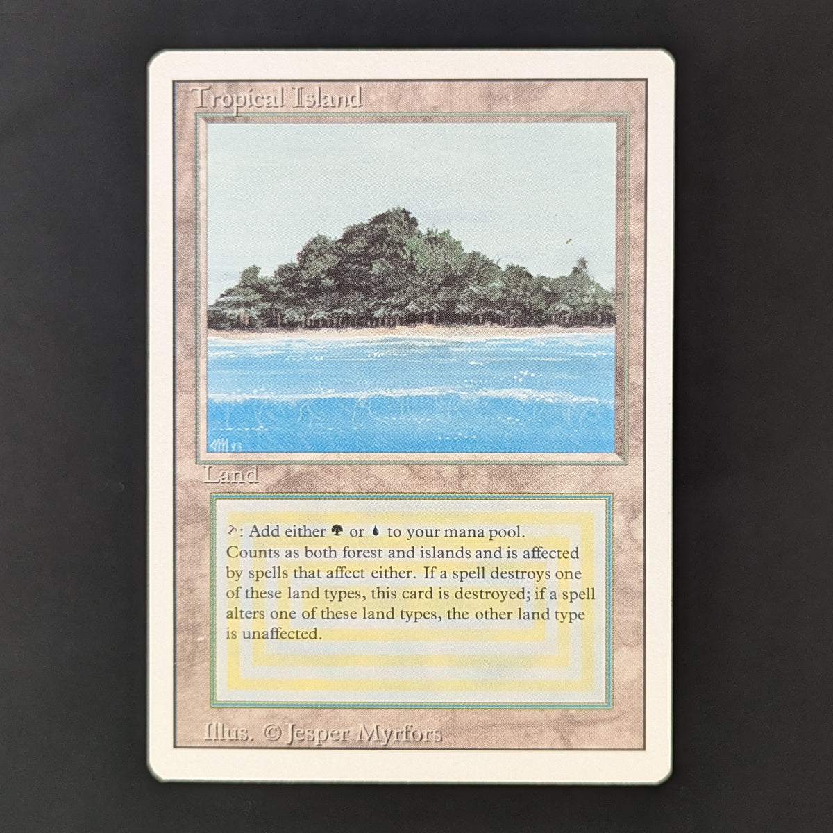 MTG Singles - Tropical Island - Revised - LP - 36248