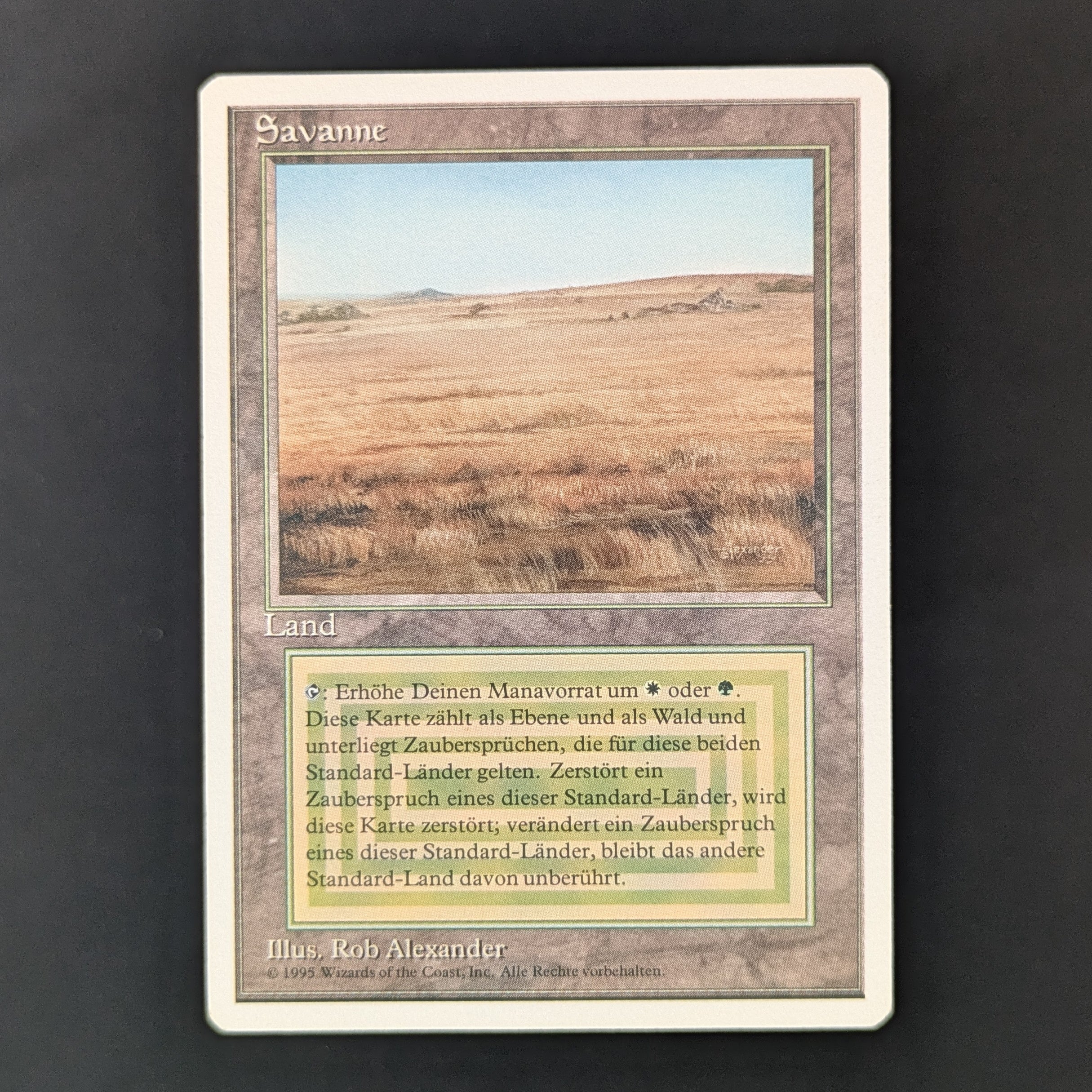 MTG Singles - Savannah - Foreign White Bordered - German - LP - 36293