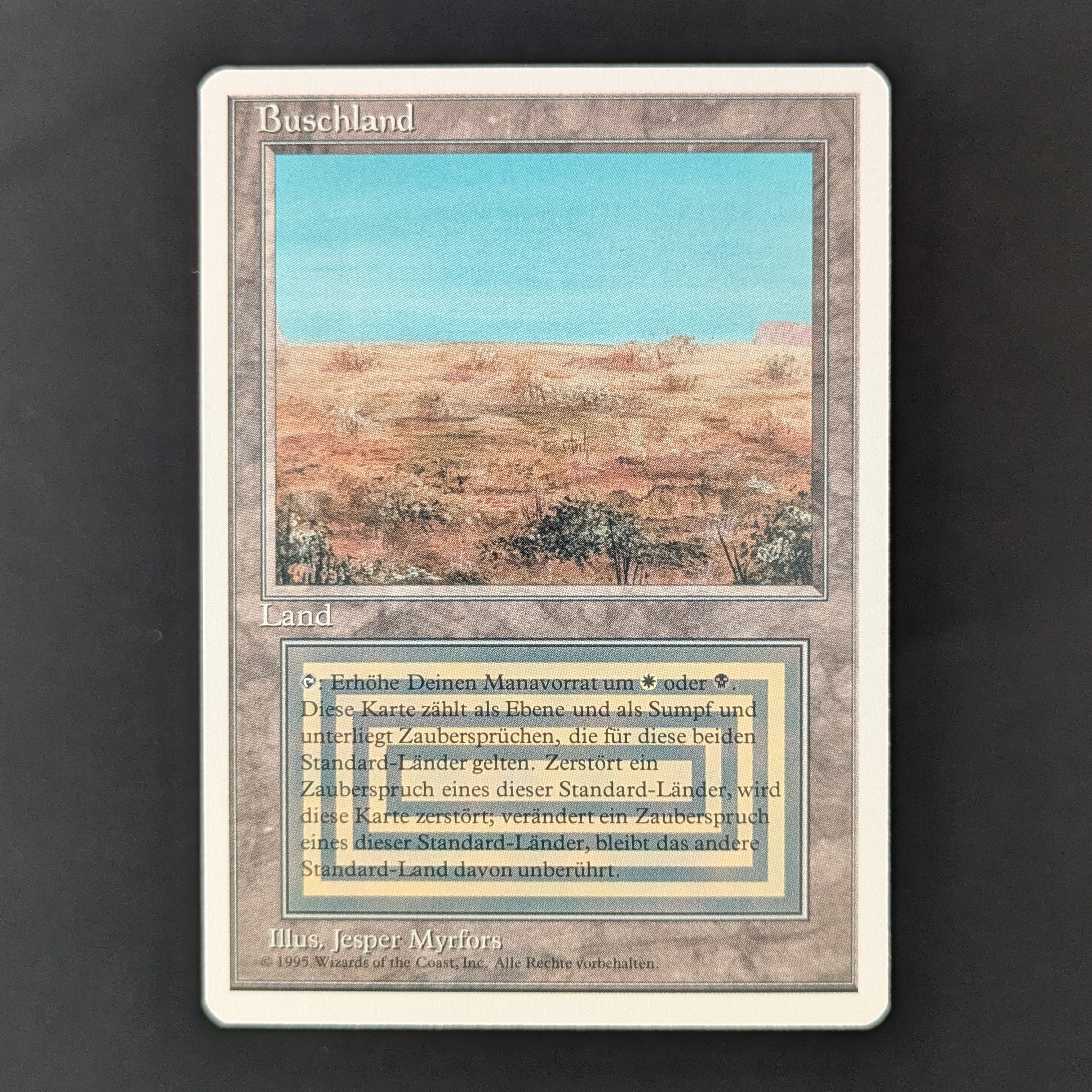 Scrubland - Foreign White Bordered