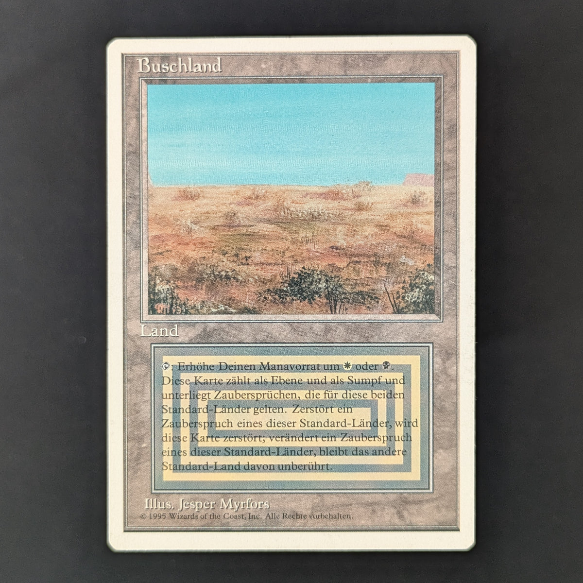 Scrubland - Foreign White Bordered