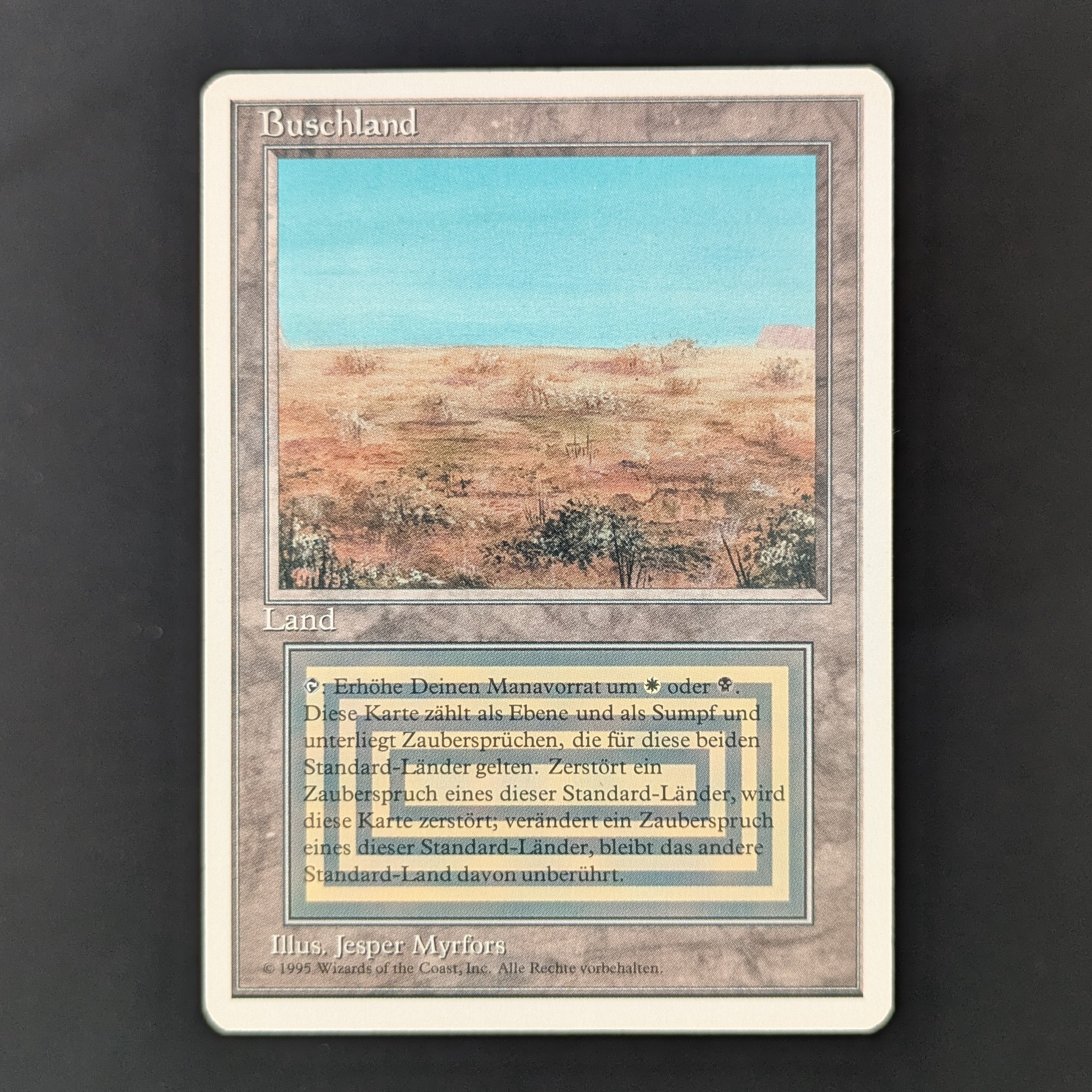 Scrubland - Foreign White Bordered