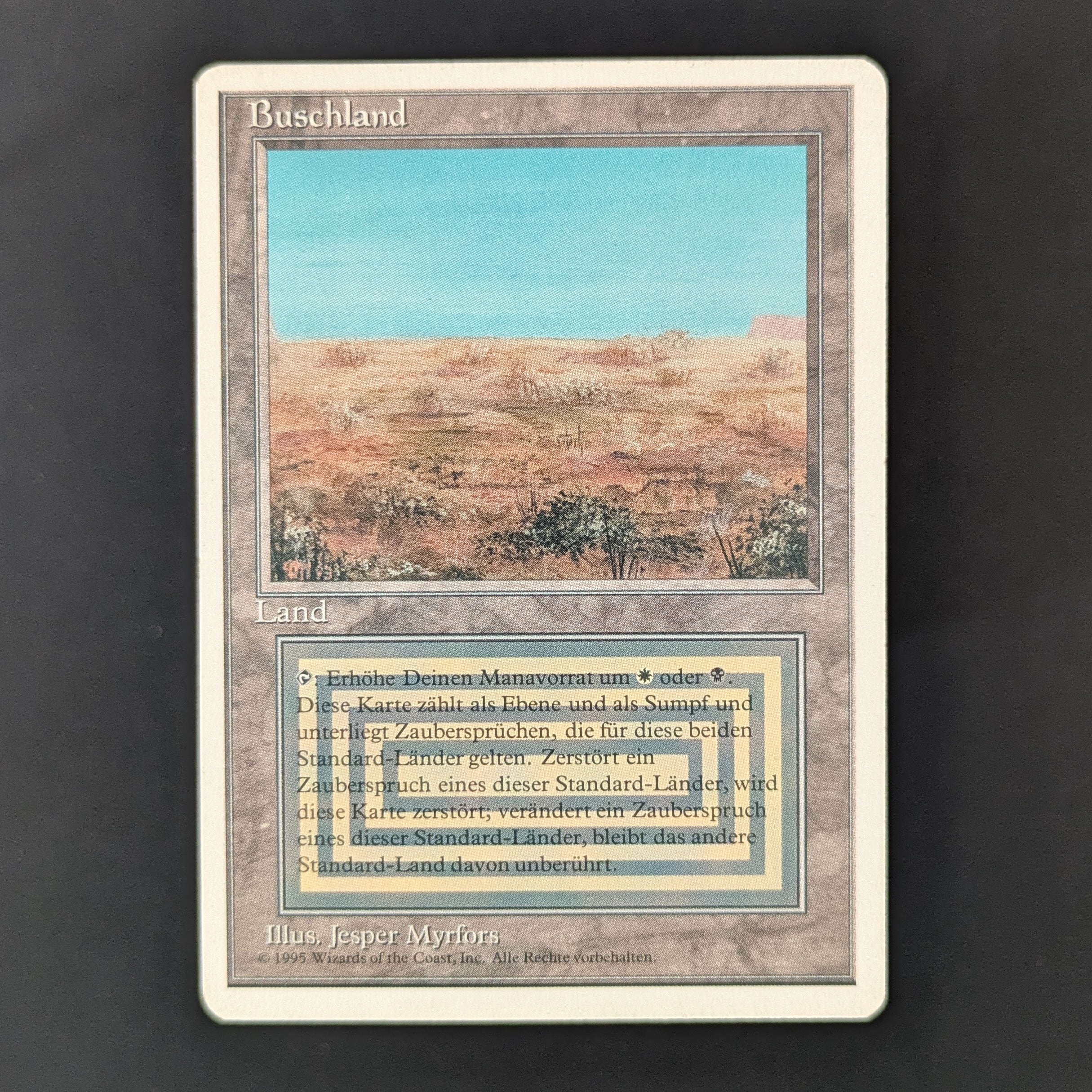 Scrubland - Foreign White Bordered