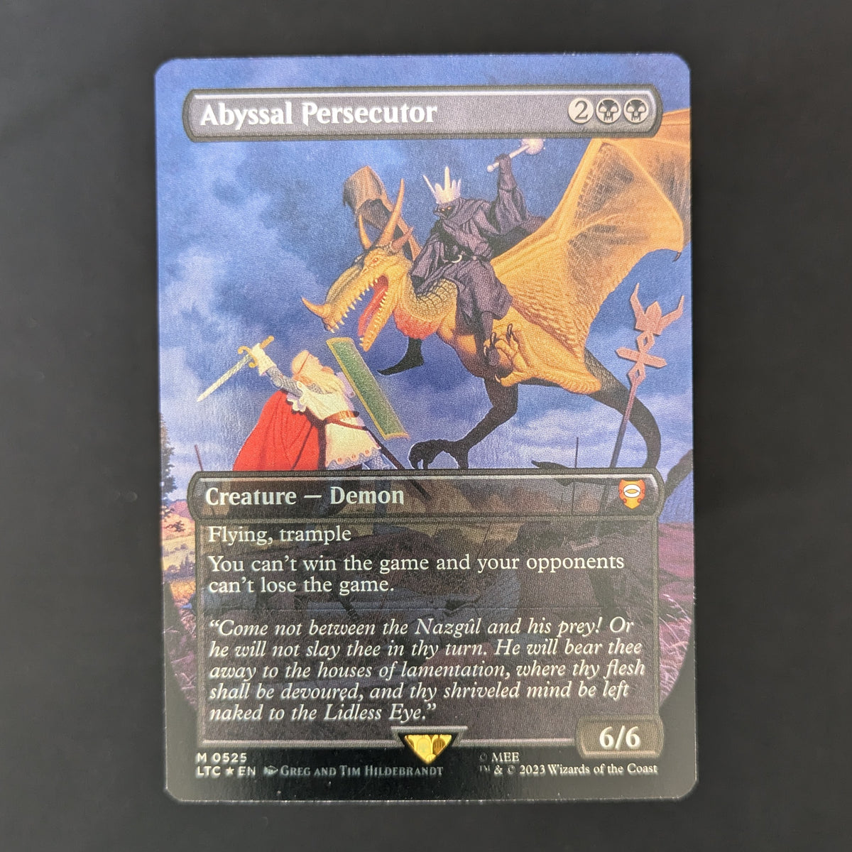[FOIL] Abyssal Persecutor (V.2) - The Lord of the Rings: Tales of Middle-earth Holiday Release - English - NM