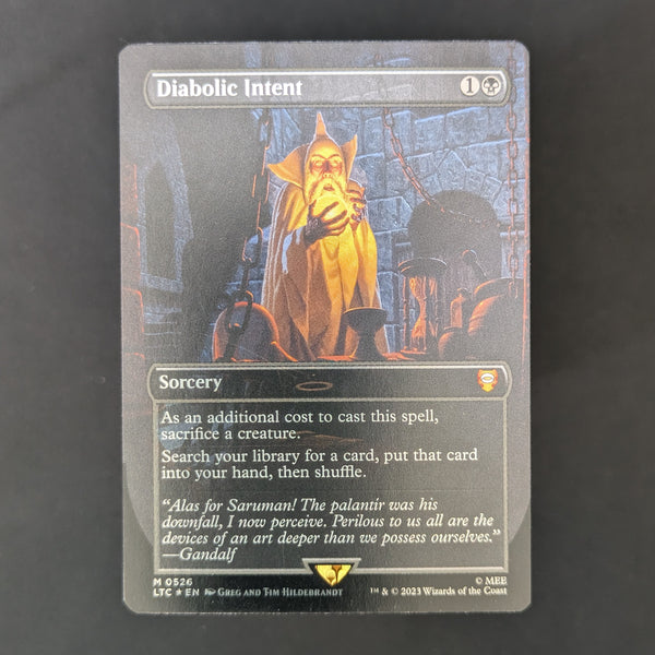 FOIL] Diabolic Intent (V.2) - The Lord of the Rings: Tales of Middle-