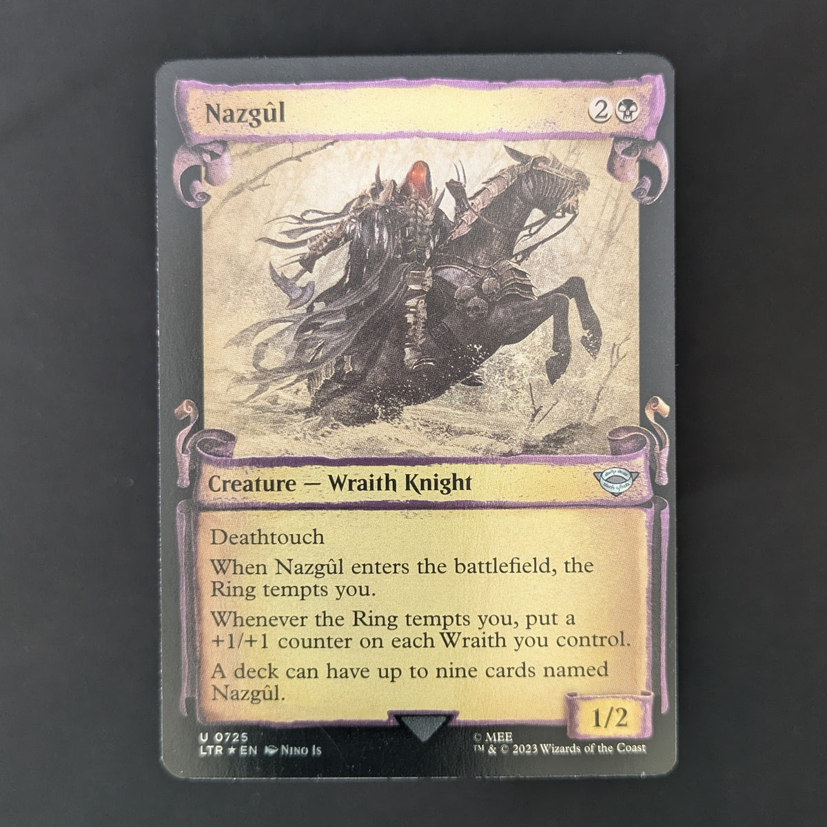 [FOIL] Nazgul (0725) (Showcase Scrolls) - The Lord of the Rings: Tales of Middle-earth Holiday Release - English - NM
