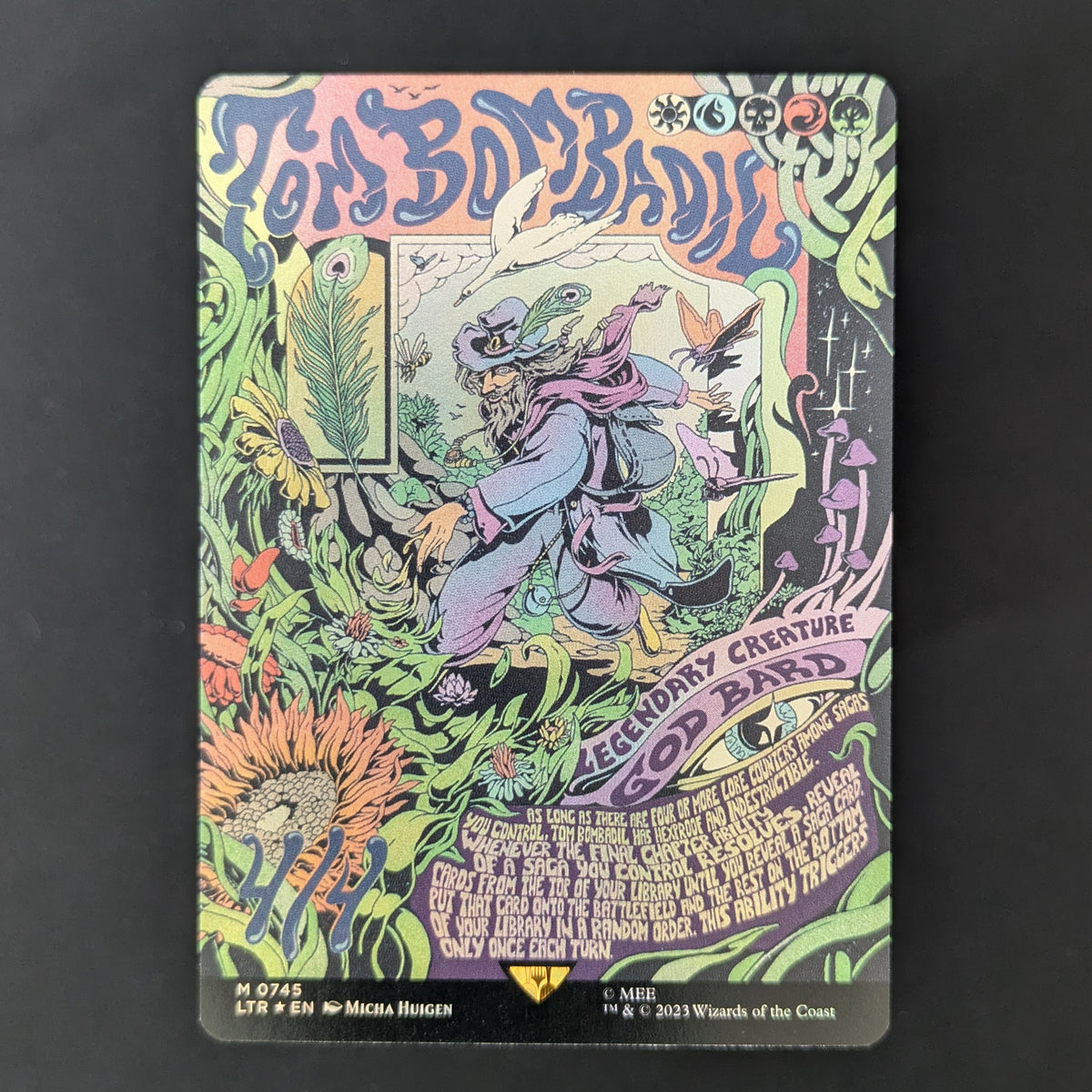 [FOIL] Tom Bombadil (Borderless Poster) - The Lord of the Rings: Tales of Middle-earth Holiday Release - English - NM