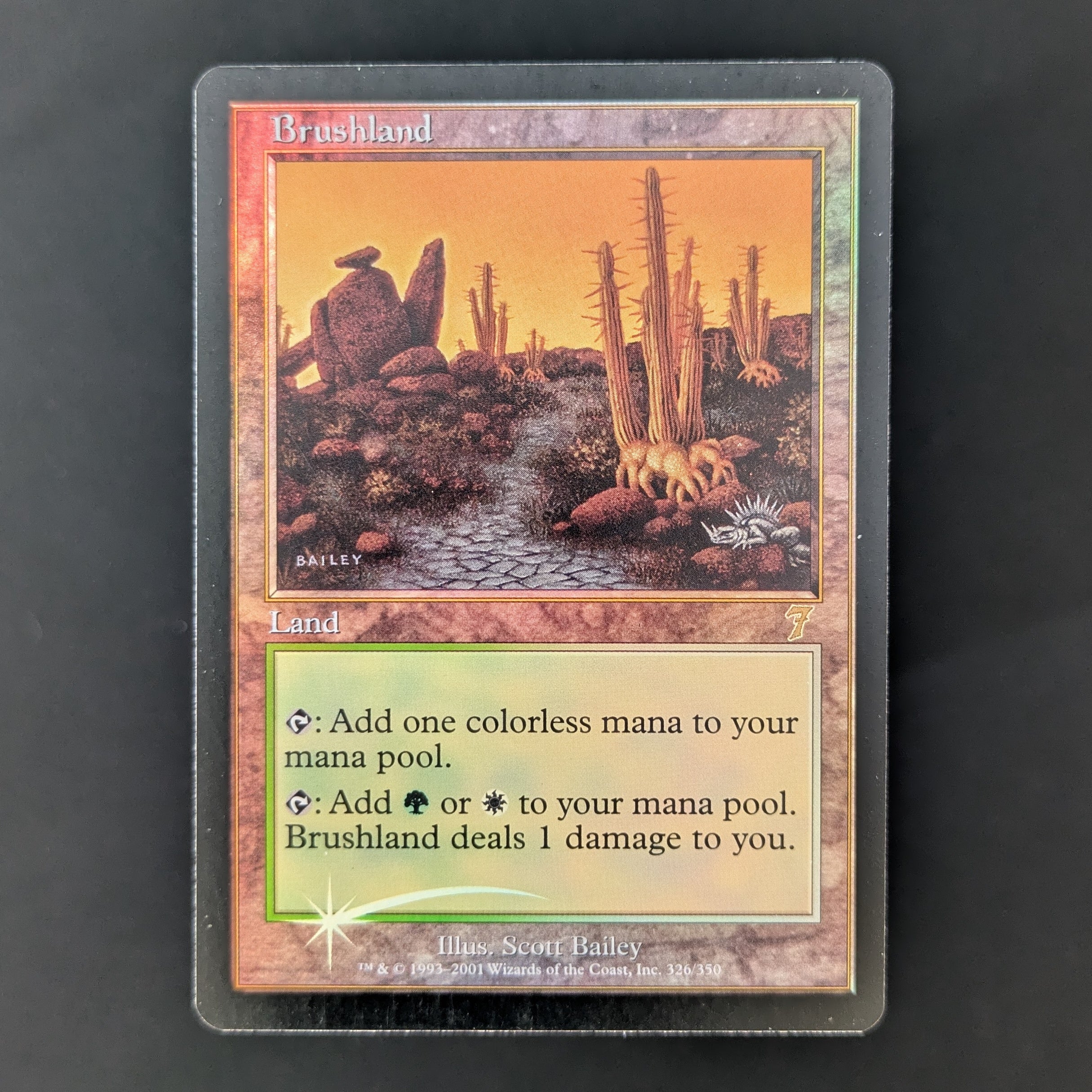 [FOIL] Brushland - Seventh Edition - English - GD