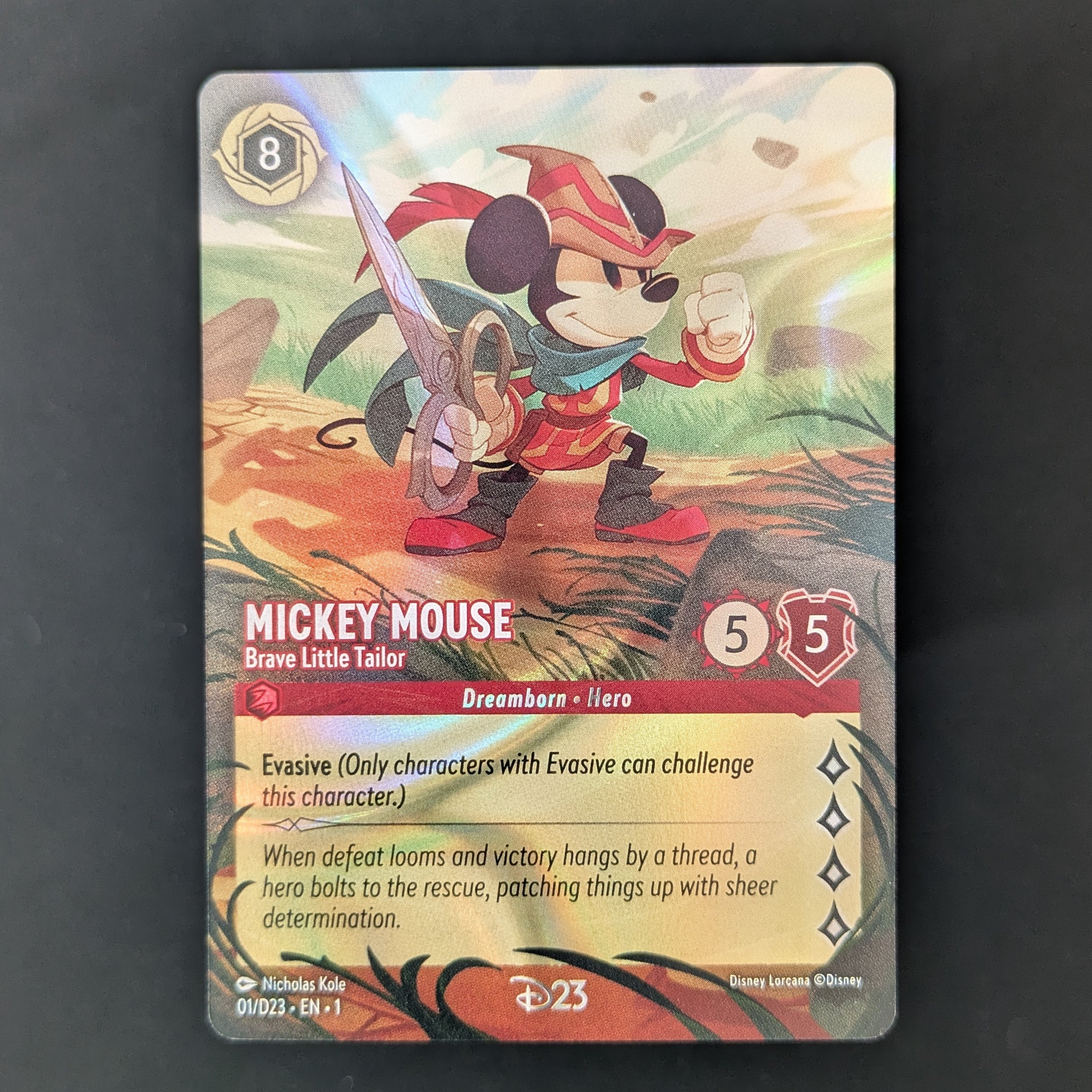 Mickey Mouse - Brave Little Tailor - D23 - English - NM