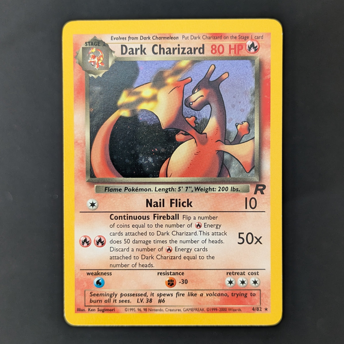 Dark Charizard (TR 4) - Team Rocket - English - EX