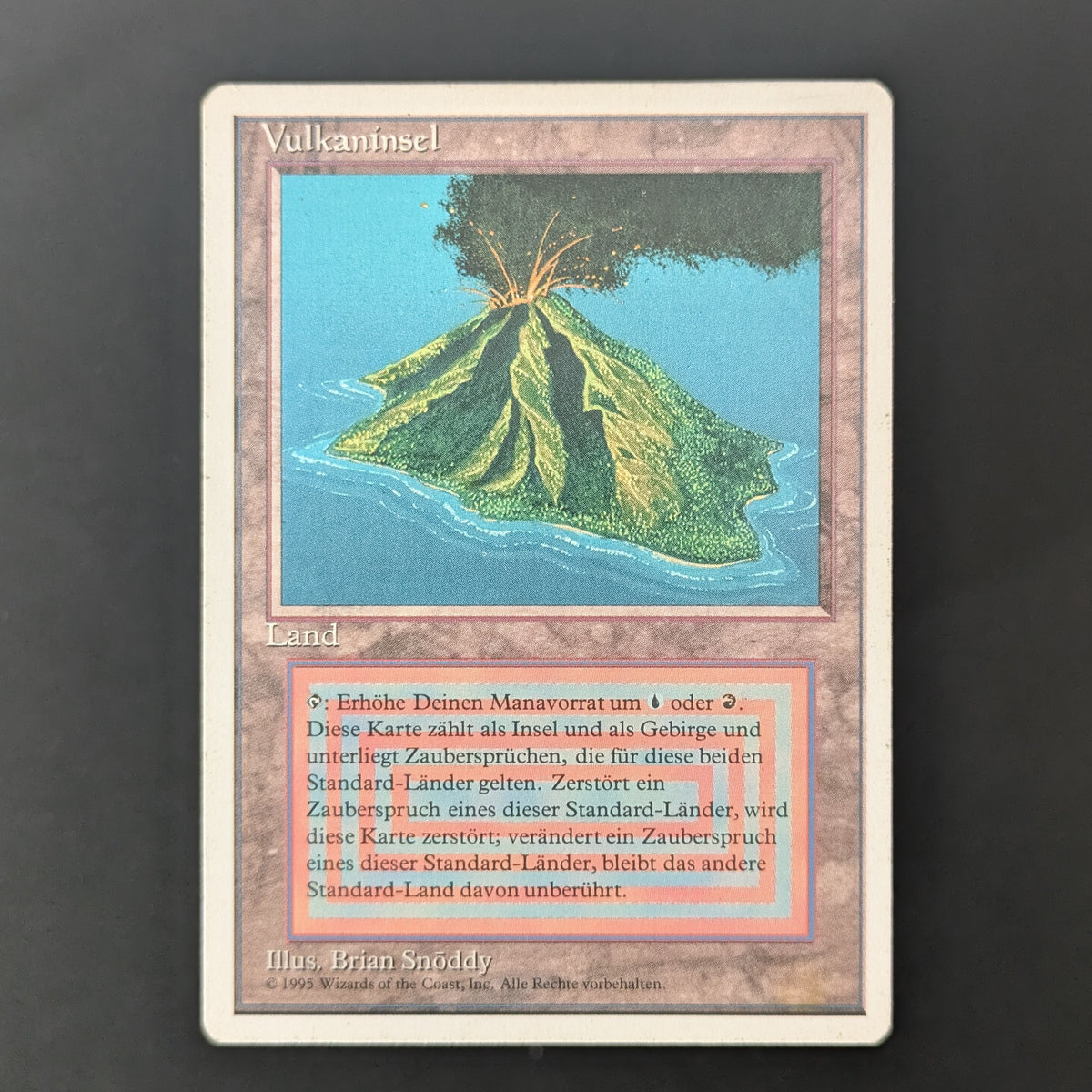 MTG Singles - Volcanic Island - Foreign White Bordered - German - PL - 36508