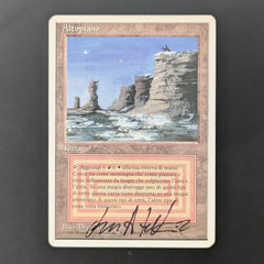 MTG plateau イタリア語　白枠　1枚 Plateau - Foreign White Bordered