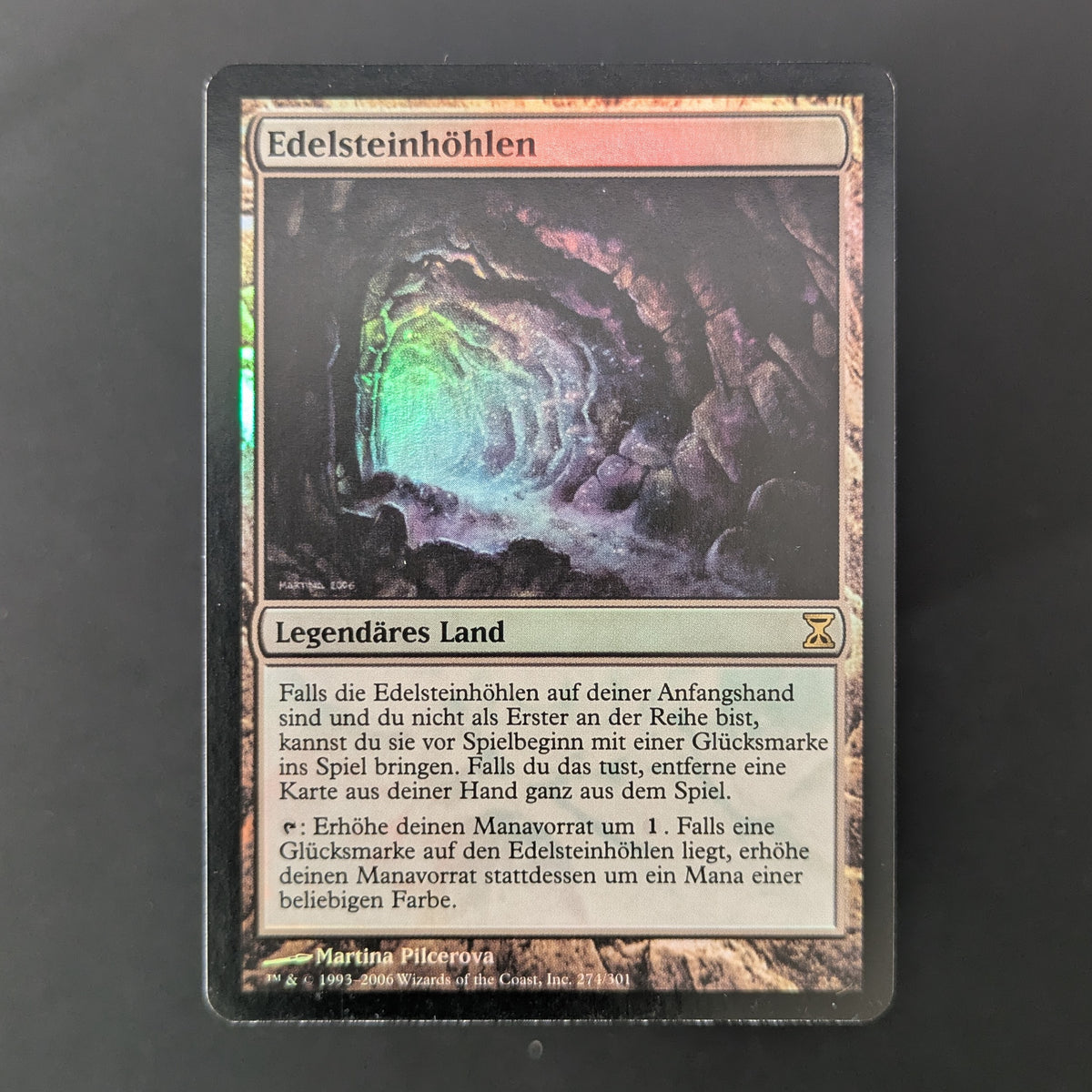 [FOIL] Gemstone Caverns - Time Spiral - German - NM
