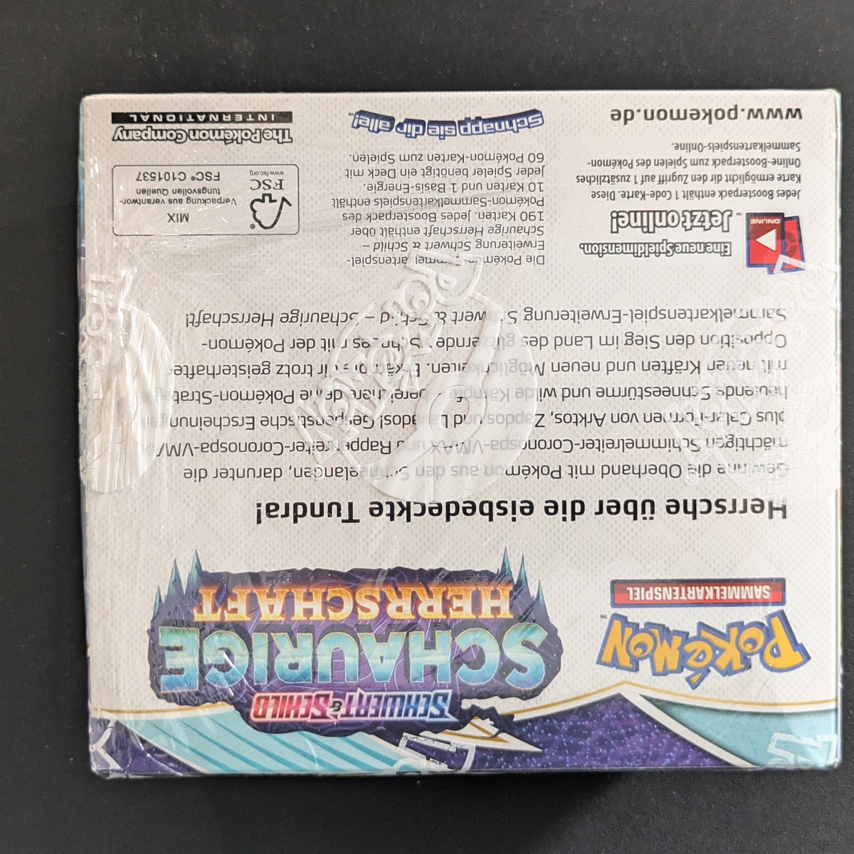 Chilling Reign Booster Box (36 Boosters) - Chilling Reign - German - Sealed