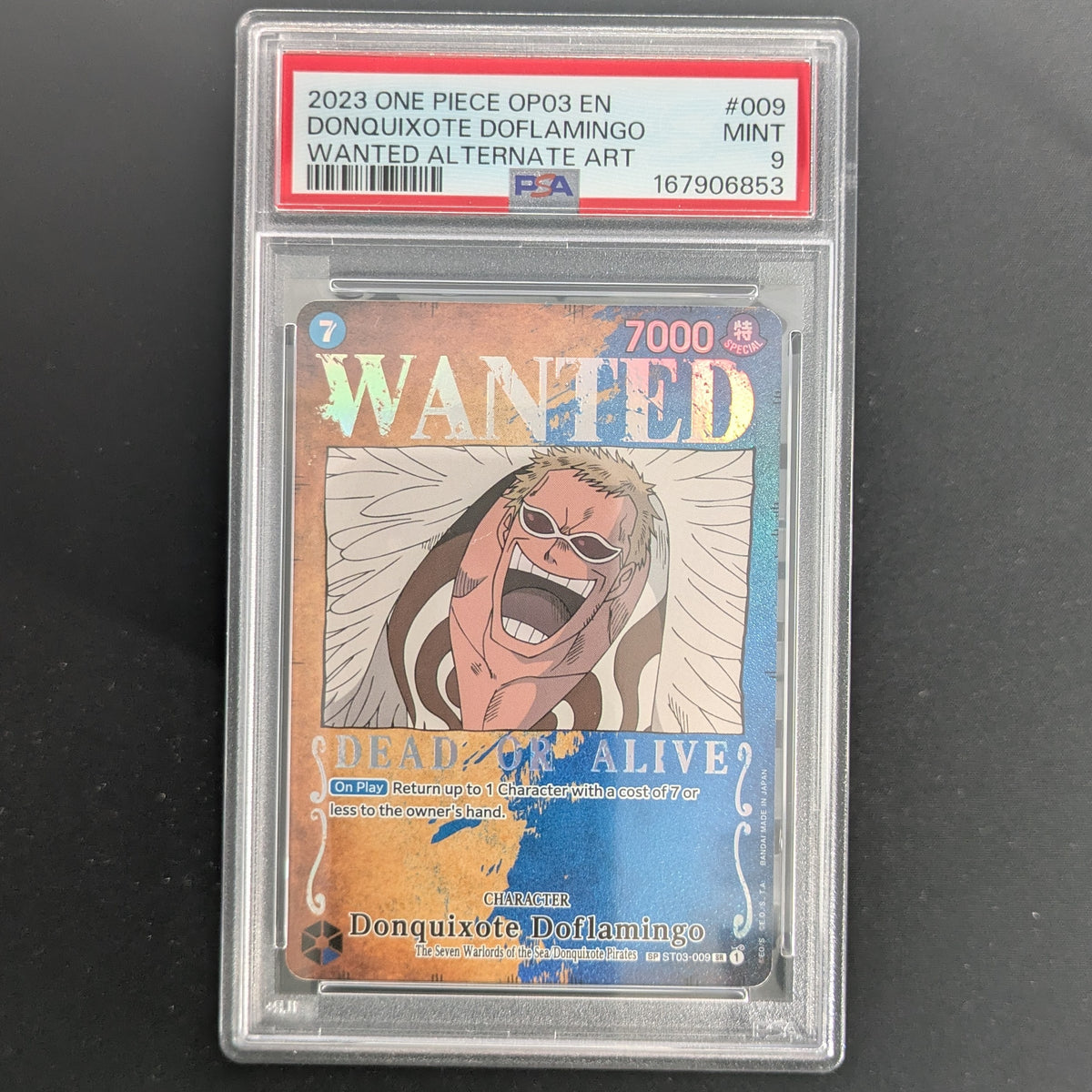 Donquixote Doflamingo (ST03-009) - Pillars of Strength - English - PSA 9