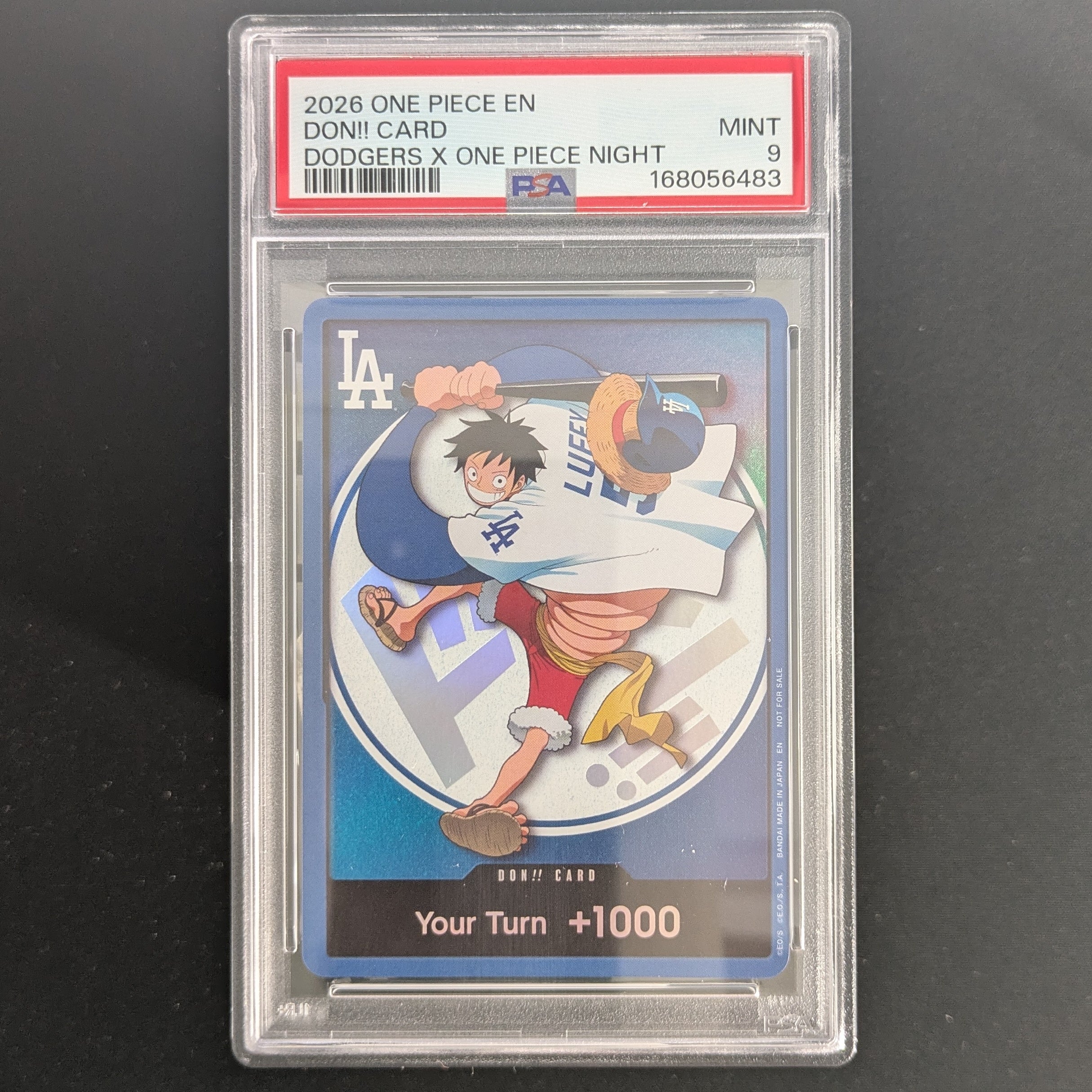 Don!! (Dodgers 2026) - One Piece Products - English - PSA 9