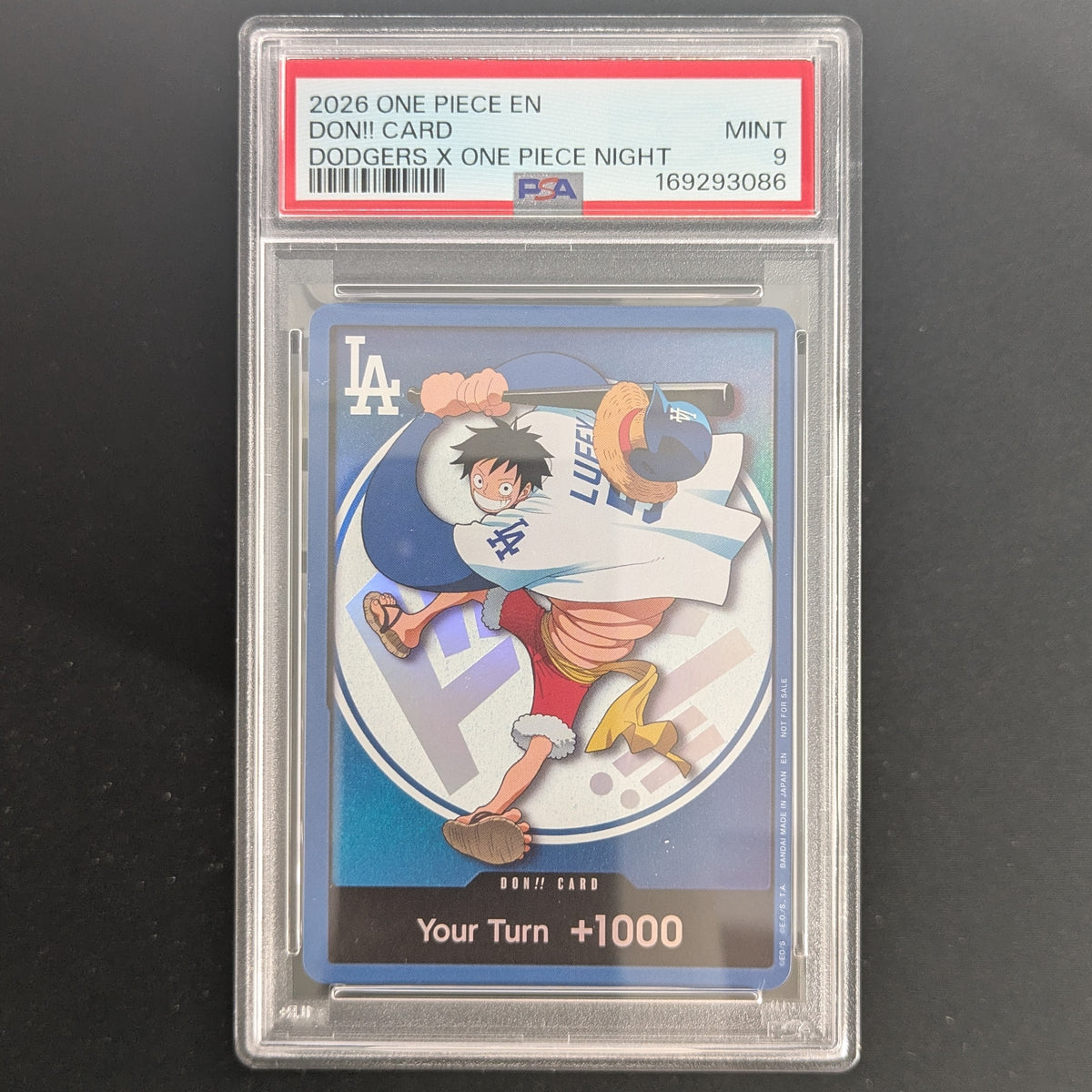Don!! (Dodgers 2026) - One Piece Products - English - PSA 9
