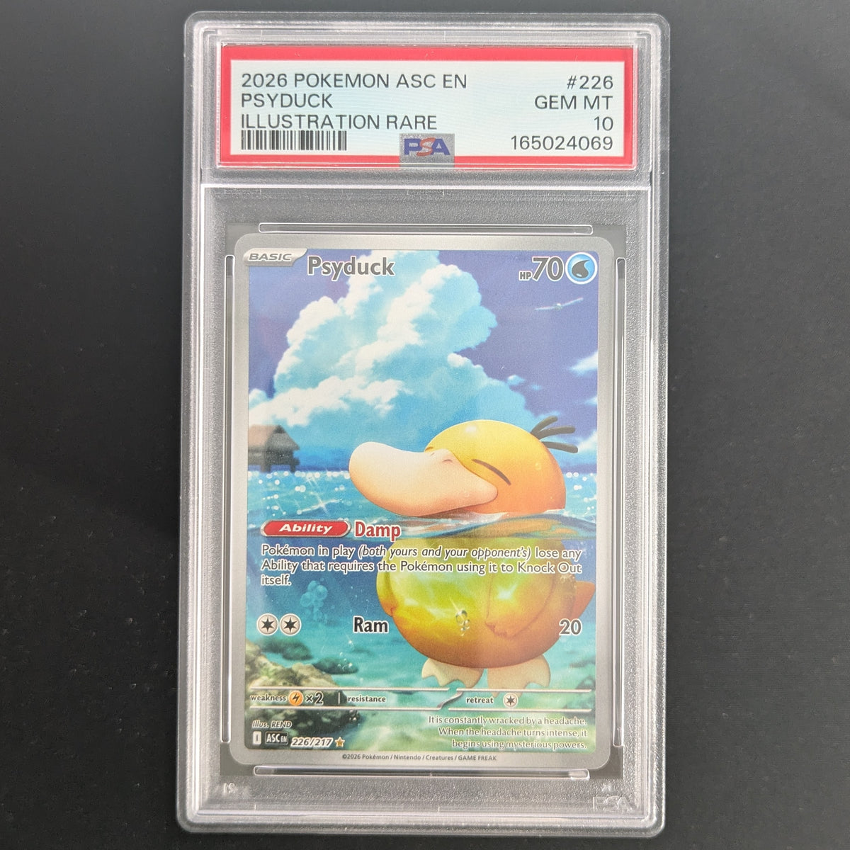 Psyduck (ASC 226) - Ascended Heroes - English - PSA 10