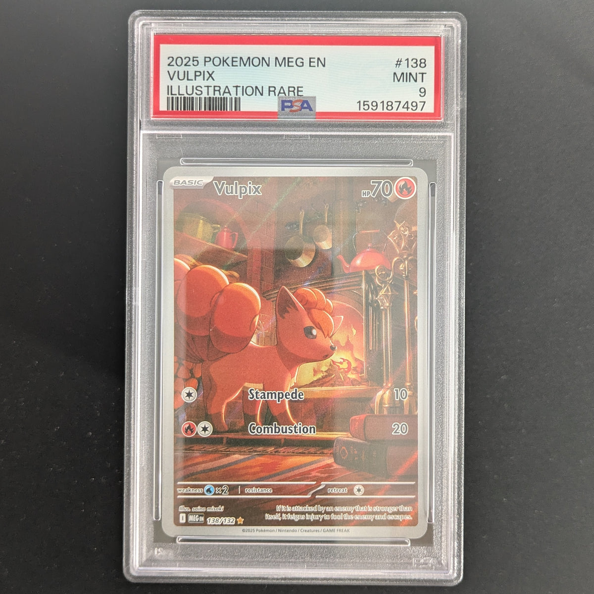 Vulpix (MEG 138) - Mega Evolution - English - PSA 9