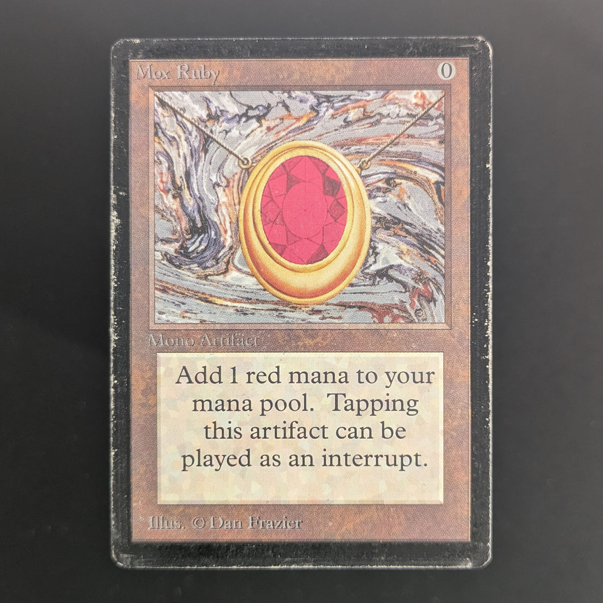 MTG Singles - Mox Ruby - Unlimited - PO - INKED - 36661