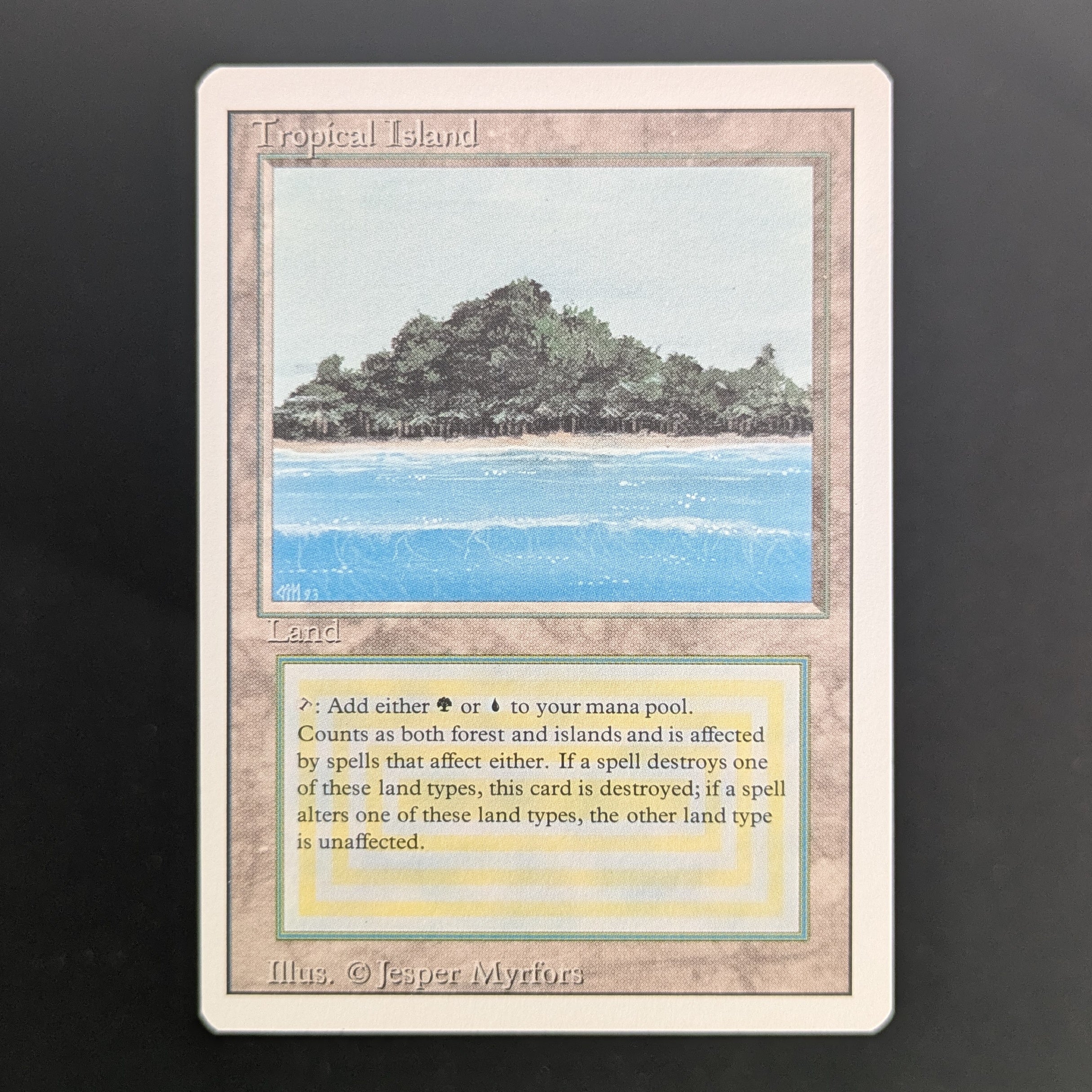 MTG Tropical  3ED 英語 English Tropical Island - Revised